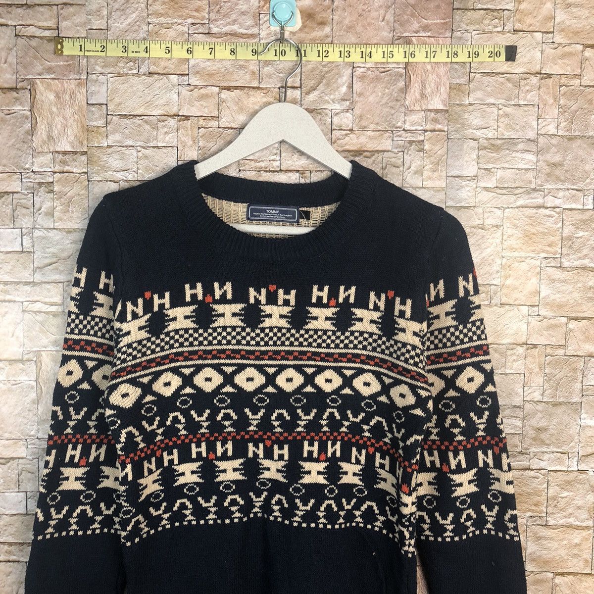 Homespun Knitwear × Japanese Brand Tomny Dark Blue Knitwear #A36 Size M / US 6-8 / IT 42-44 - 2 Thumbnail
