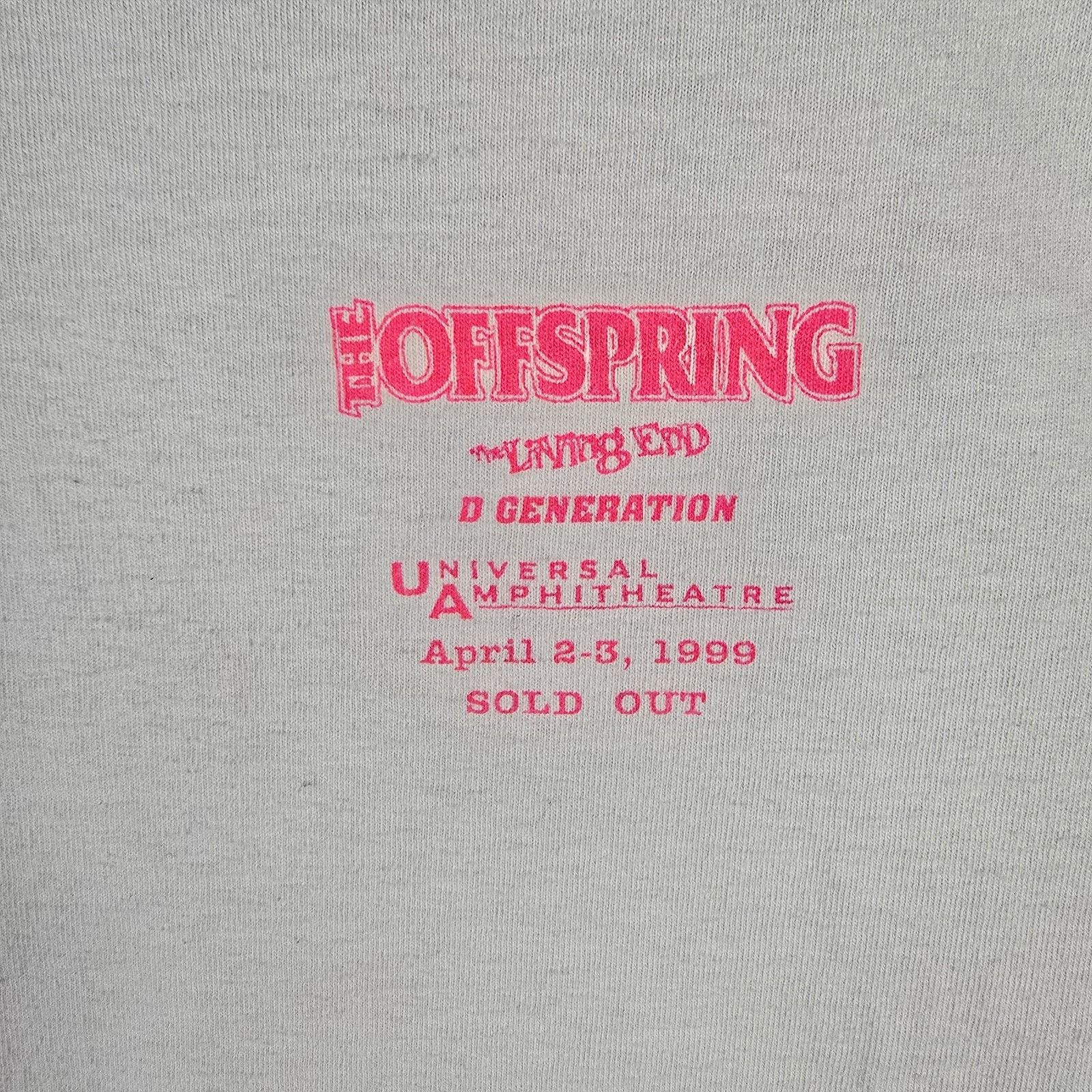 Other Vintage 1999 The Offspring Ringer Concert Shirt XL Size US XL / EU 56 / 4 - 4 Thumbnail