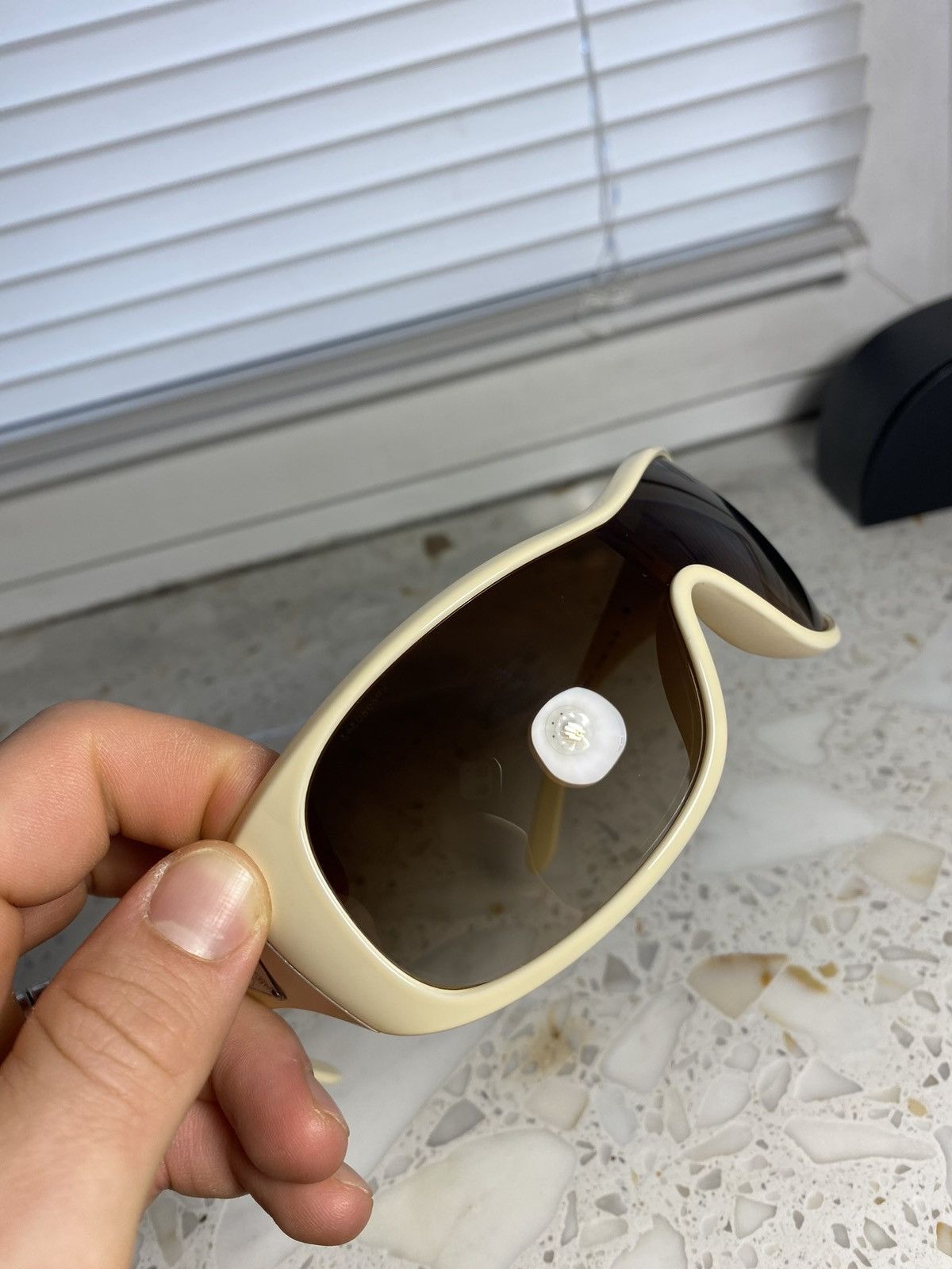 Prada Drill Mask Vintage Prada Sunglasses Size ONE SIZE - 12 Thumbnail