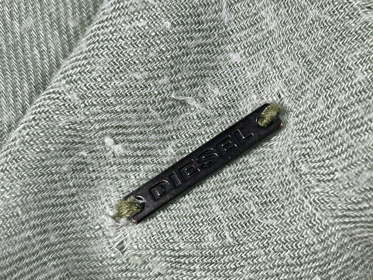 Diesel Diesel light green viscose scarf Size ONE SIZE - 3 Thumbnail