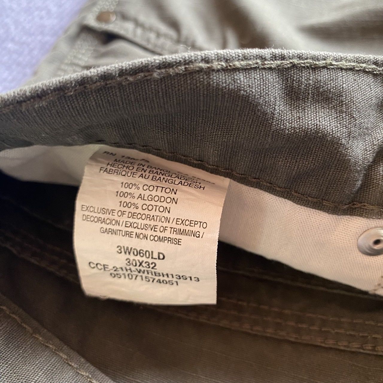 Carhartt × Wrangler (30x32) Crazy Vintage Wrangler Cargo Riggs Workwear Size US 30 / EU 46 - 5 Thumbnail
