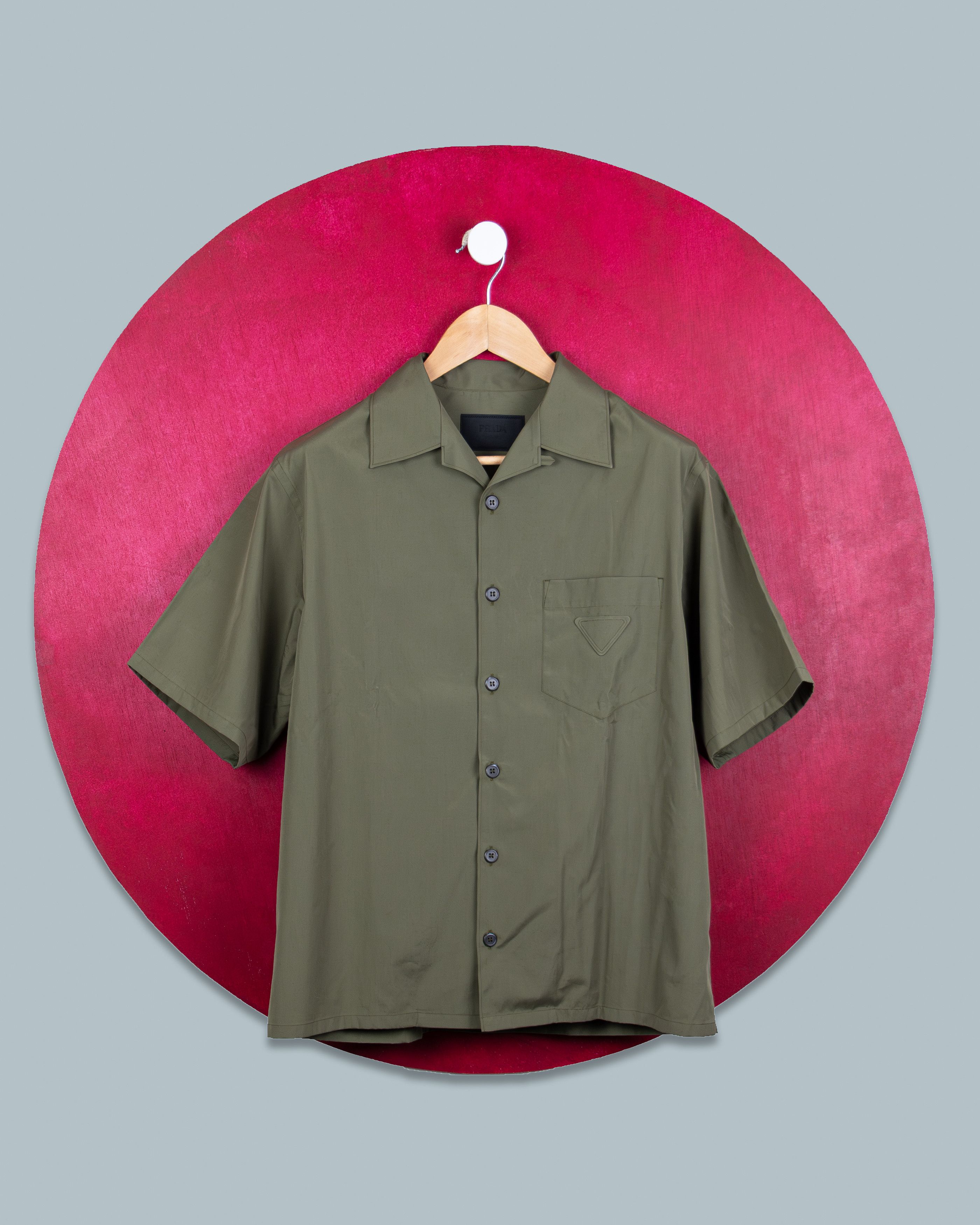 Prada Prada Oversized Bowling Shirt Size US M / EU 48-50 / 2 - 1 Thumbnail