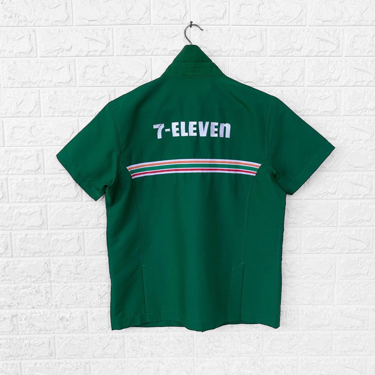 Seven 7 Vintage Seven Eleven Uniform Workers Zipper Shirt Size US M / EU 48-50 / 2 - 2 Thumbnail