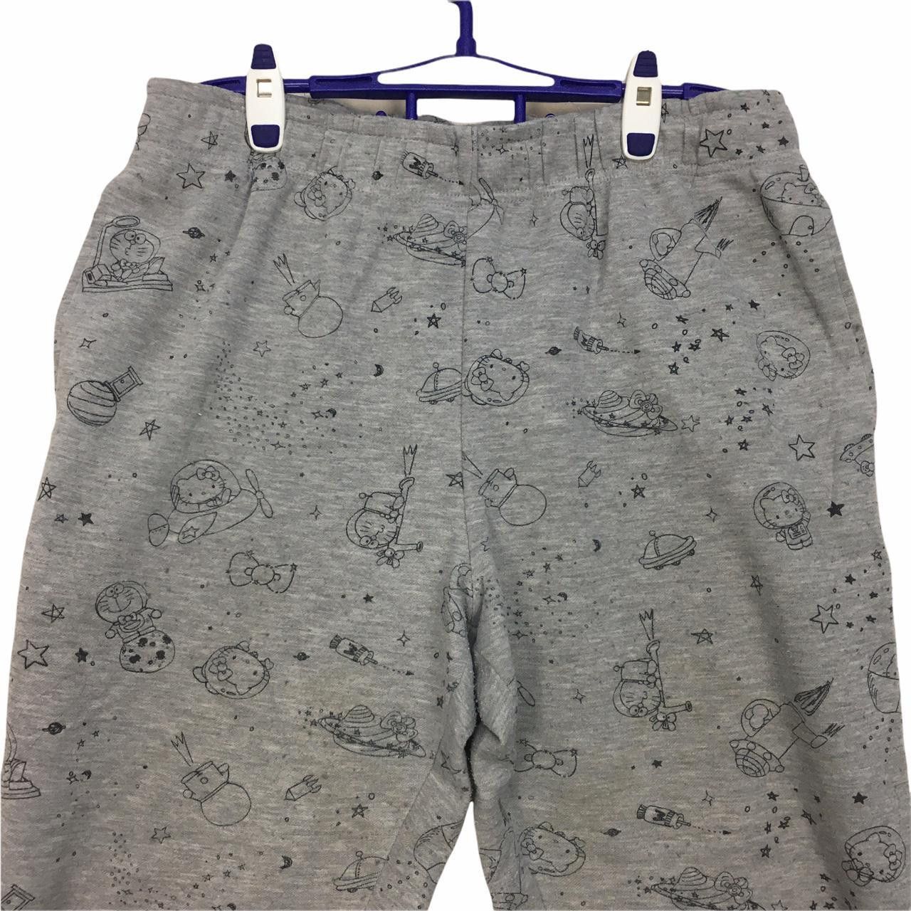 Vintage Vtg DORAEMON x HELLO KITTY Sweatpant Size 30" / US 8 / IT 44 - 2 Thumbnail