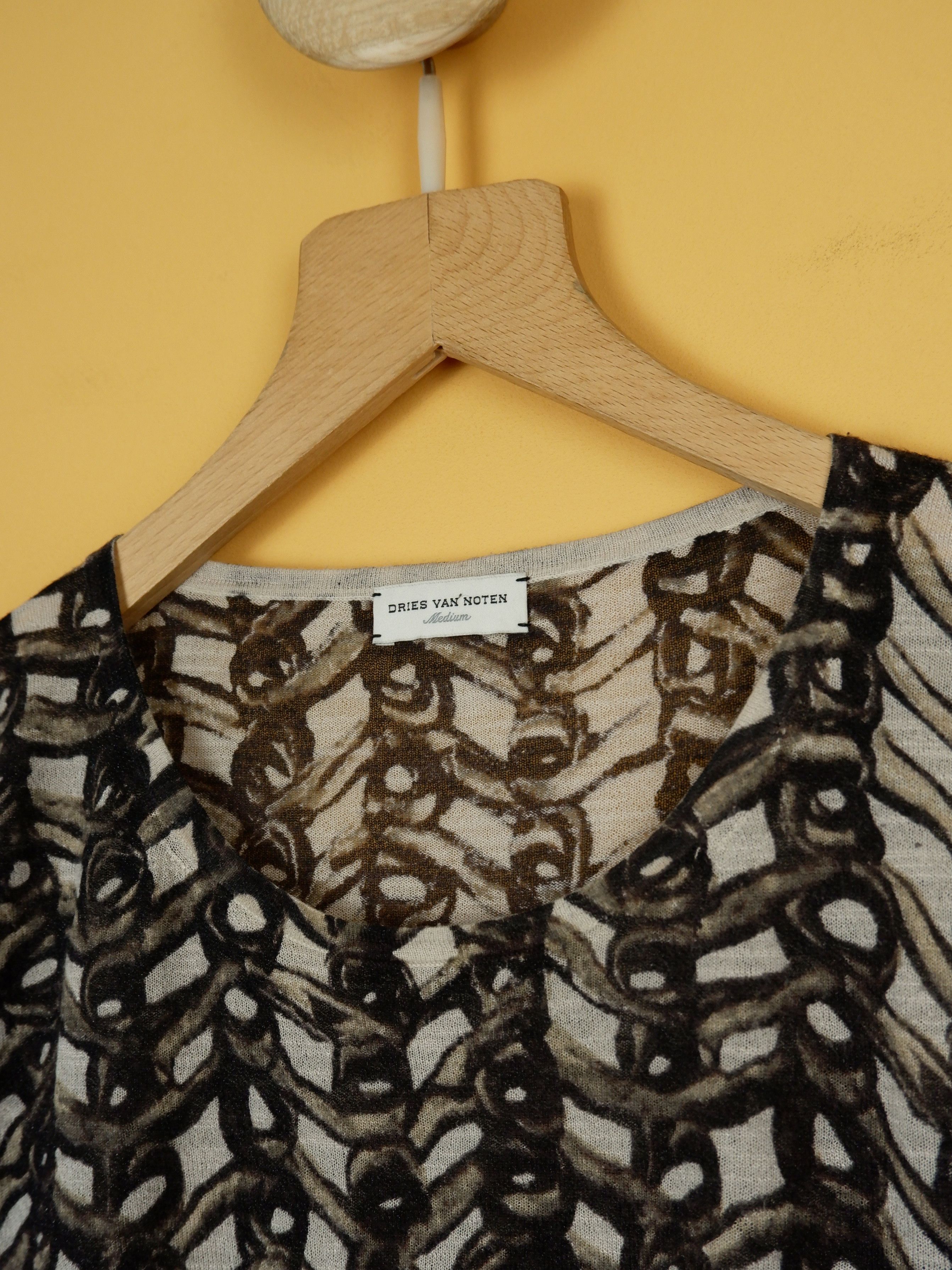 Dries Van Noten Last drop! Dries van Noten featherlight printed sweater Size US M / EU 48-50 / 2 - 2 Thumbnail