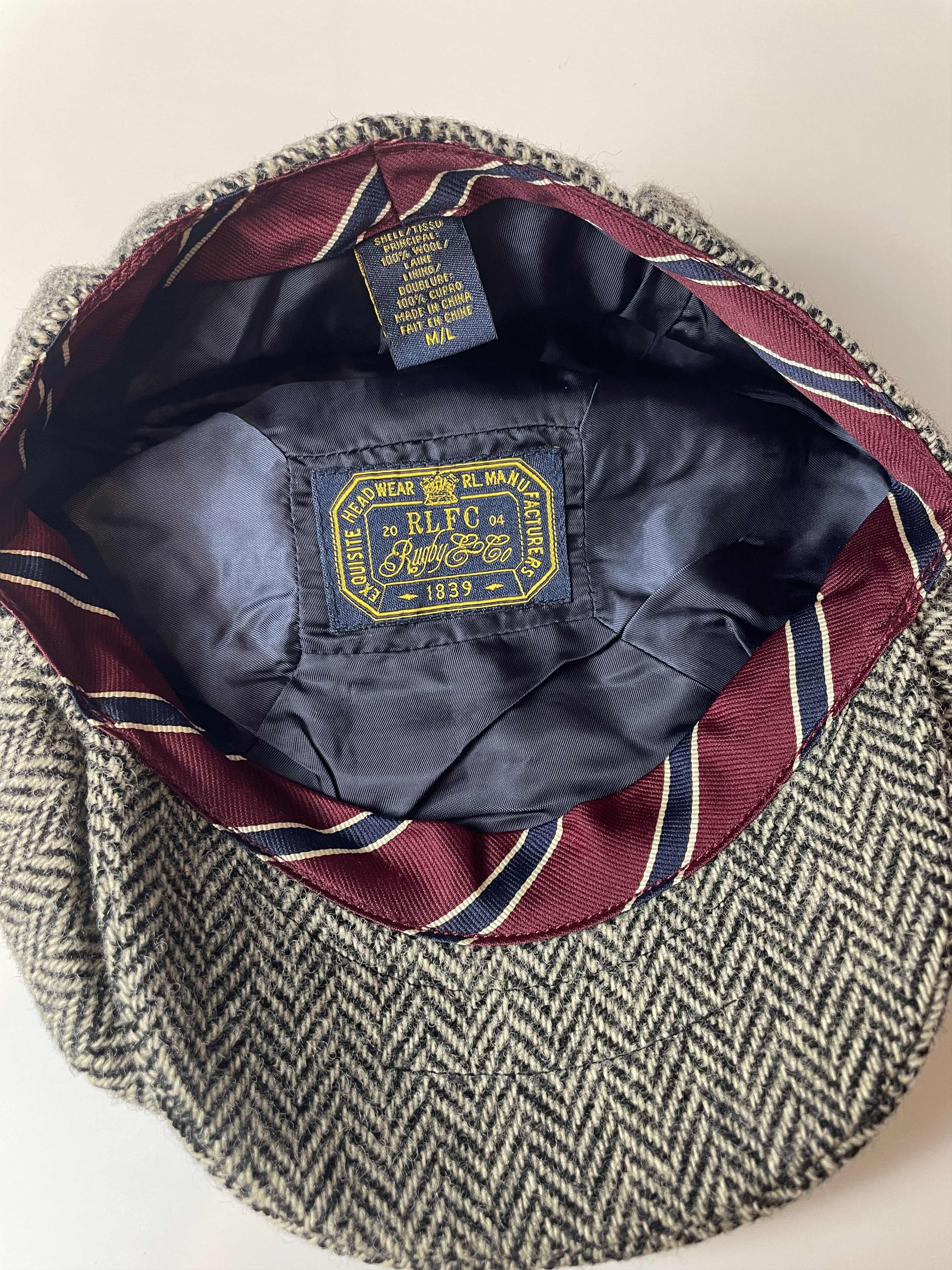 Ralph Lauren × Rugby Ralph Lauren Ralph Lauren ducktail cap newsboy cap octagonal hat Size ONE SIZE - 4 Thumbnail