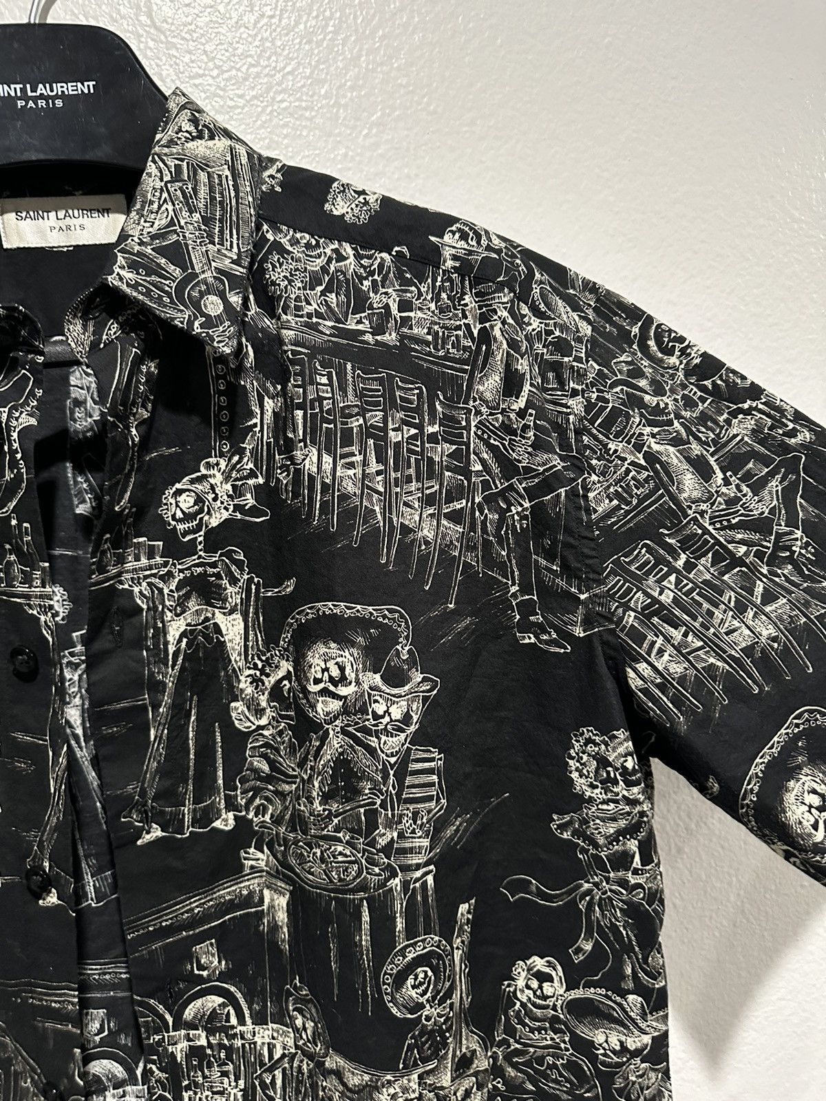 SS18 Mexican Skeleton Party Shirt 39 Tops