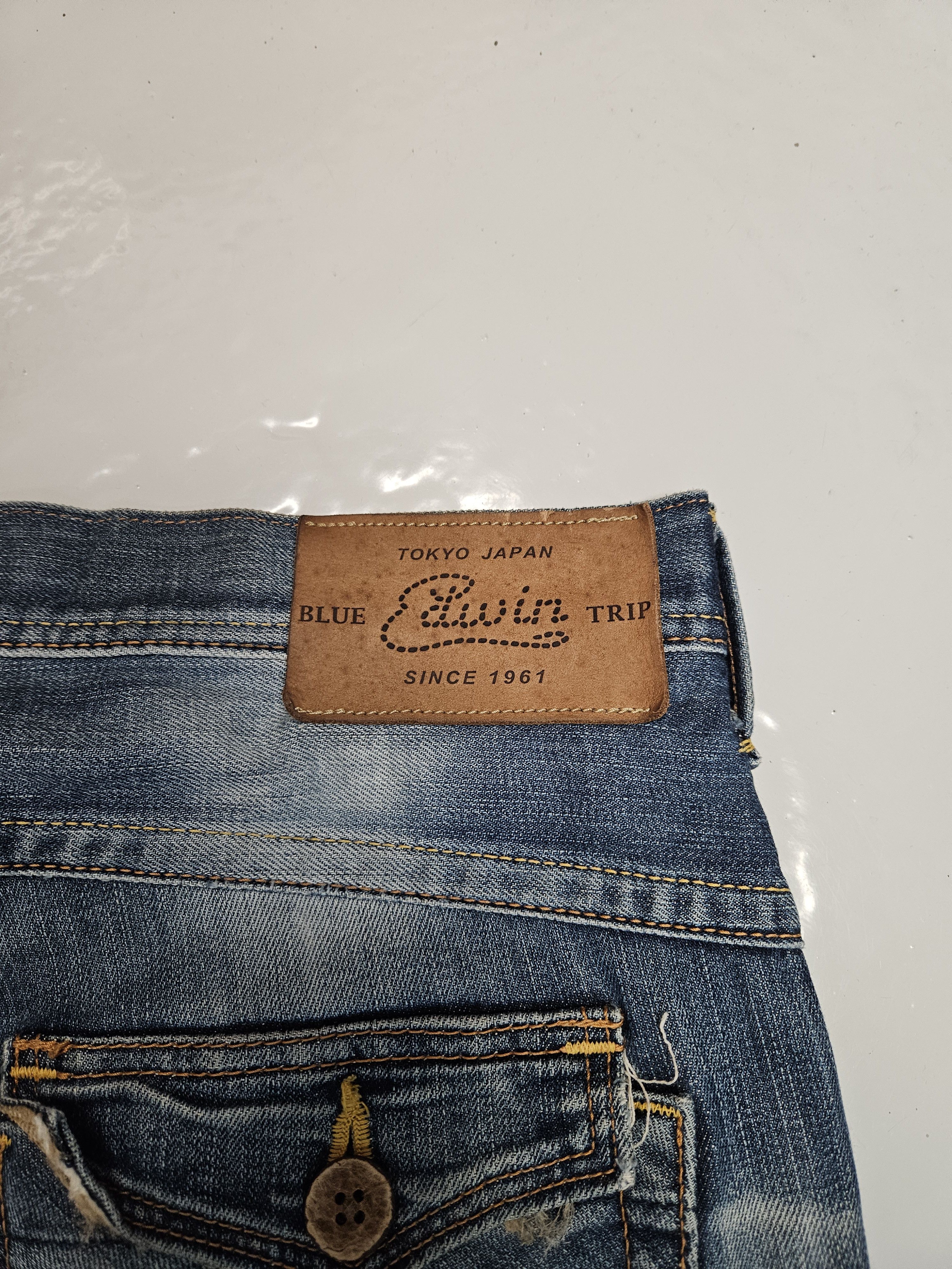 Edwin Edwin blue trip distressed washed bootcut denim Size US 34 / EU 50 - 15 Thumbnail
