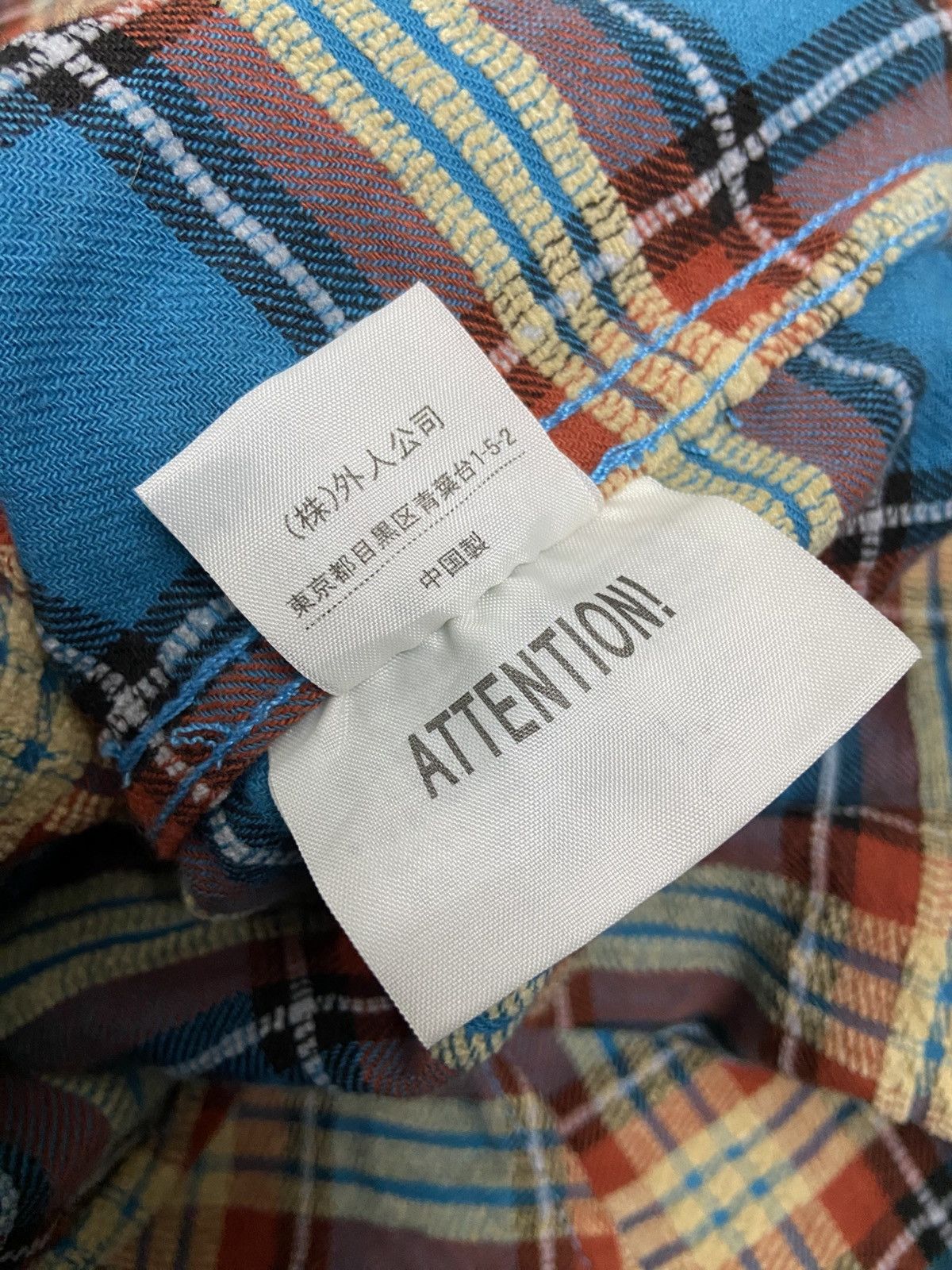 Japanese Brand Gaijin Made Flannel Shirt Size US M / EU 48-50 / 2 - 9 Thumbnail