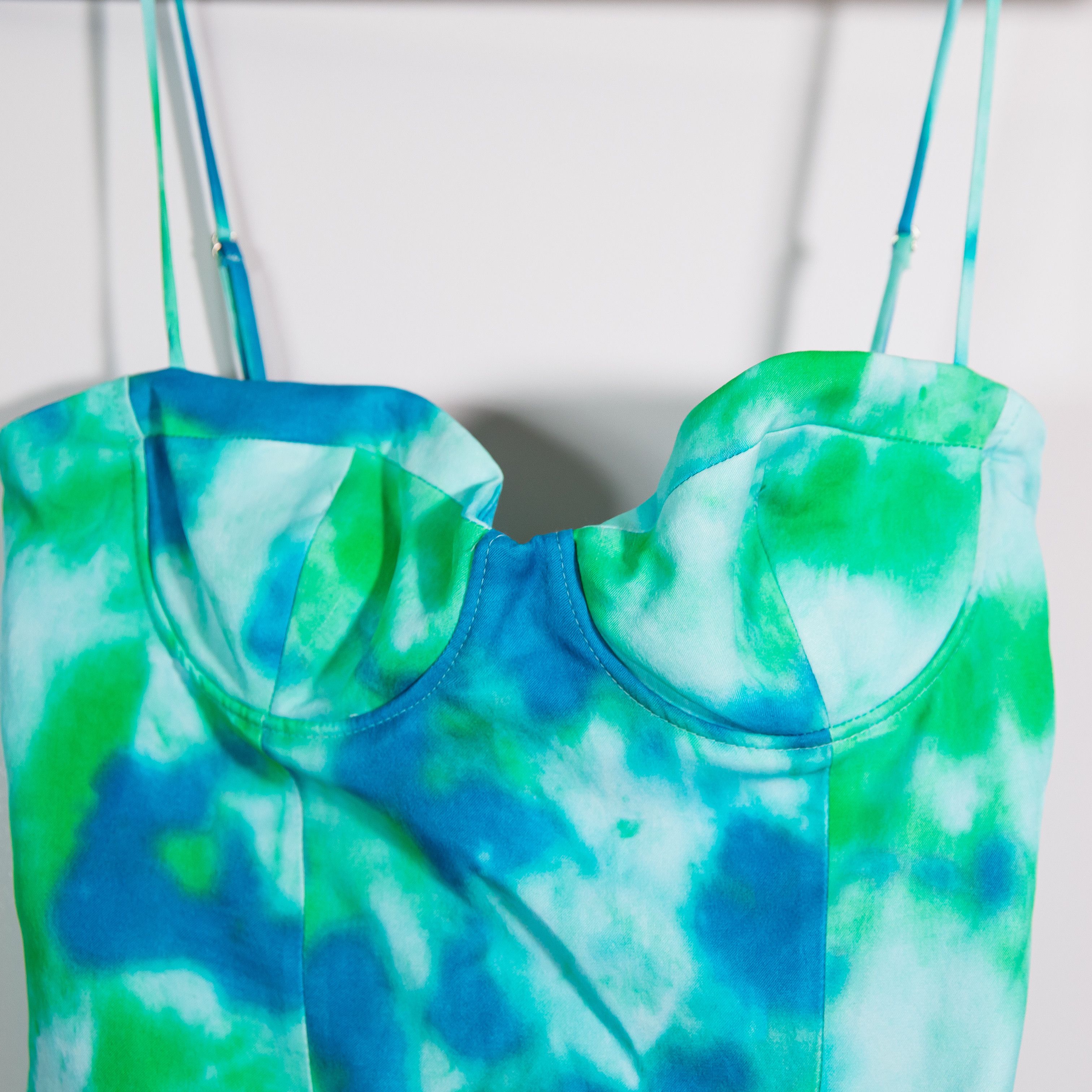Zara NEW Zara Blue Green Watercolor Tie Dye Size S / US 4 / IT 40 - 2 Thumbnail