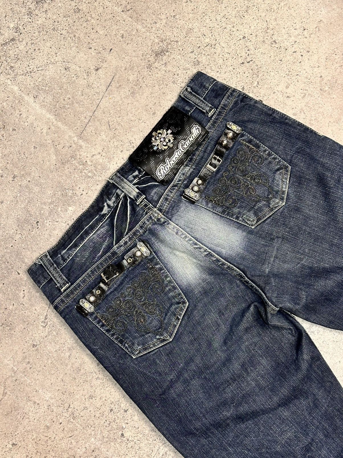 Roberto Cavalli Roberto Cavalli blue denim pants vintage y2k Size 28" / US 6 / IT 42 - 13 Thumbnail