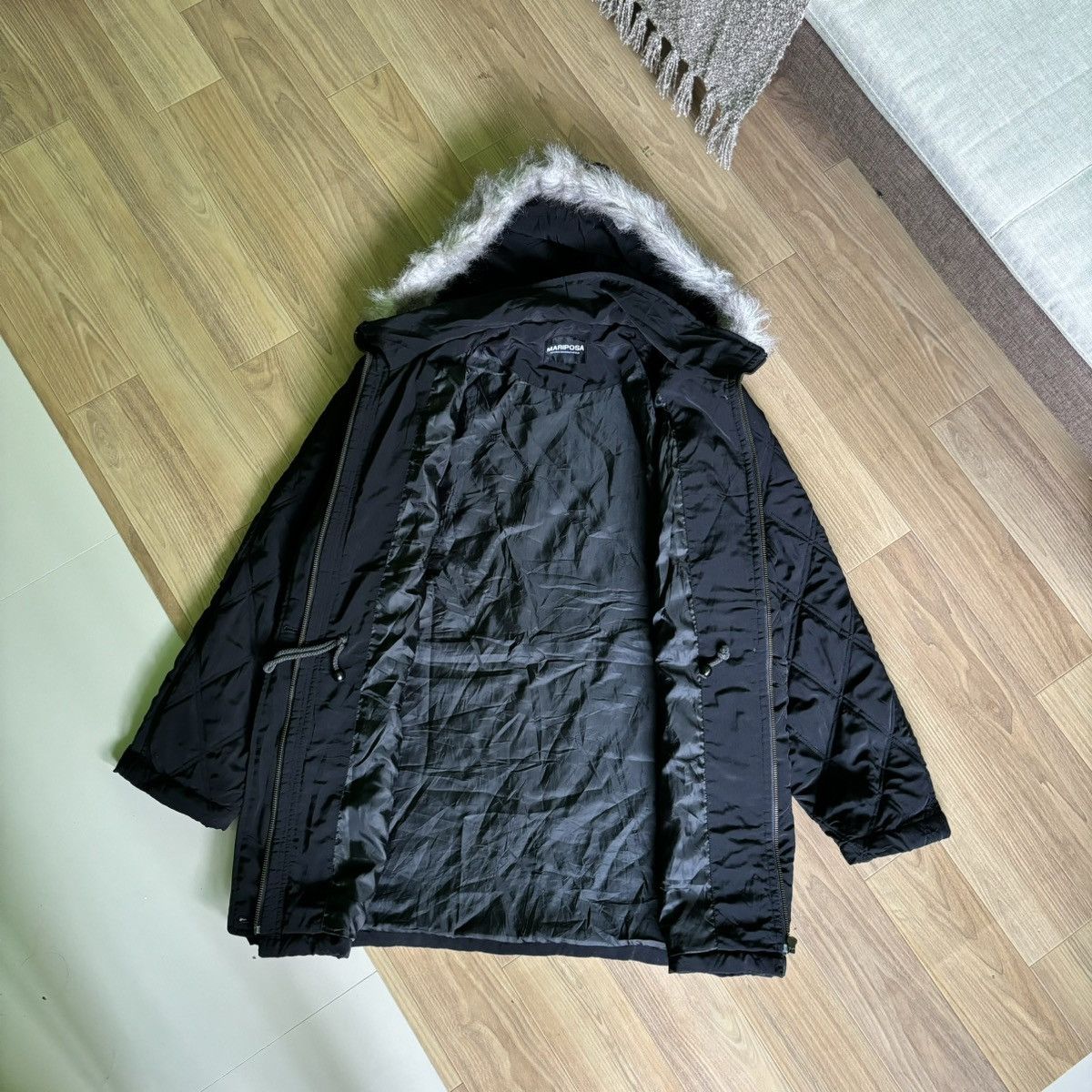 If Six Was Nine × Japanese Brand × Le Grande Bleu (L.G.B.) Inspired issey miyake LGB Style fur jacket vintage Size US XL / EU 56 / 4 - 4 Thumbnail