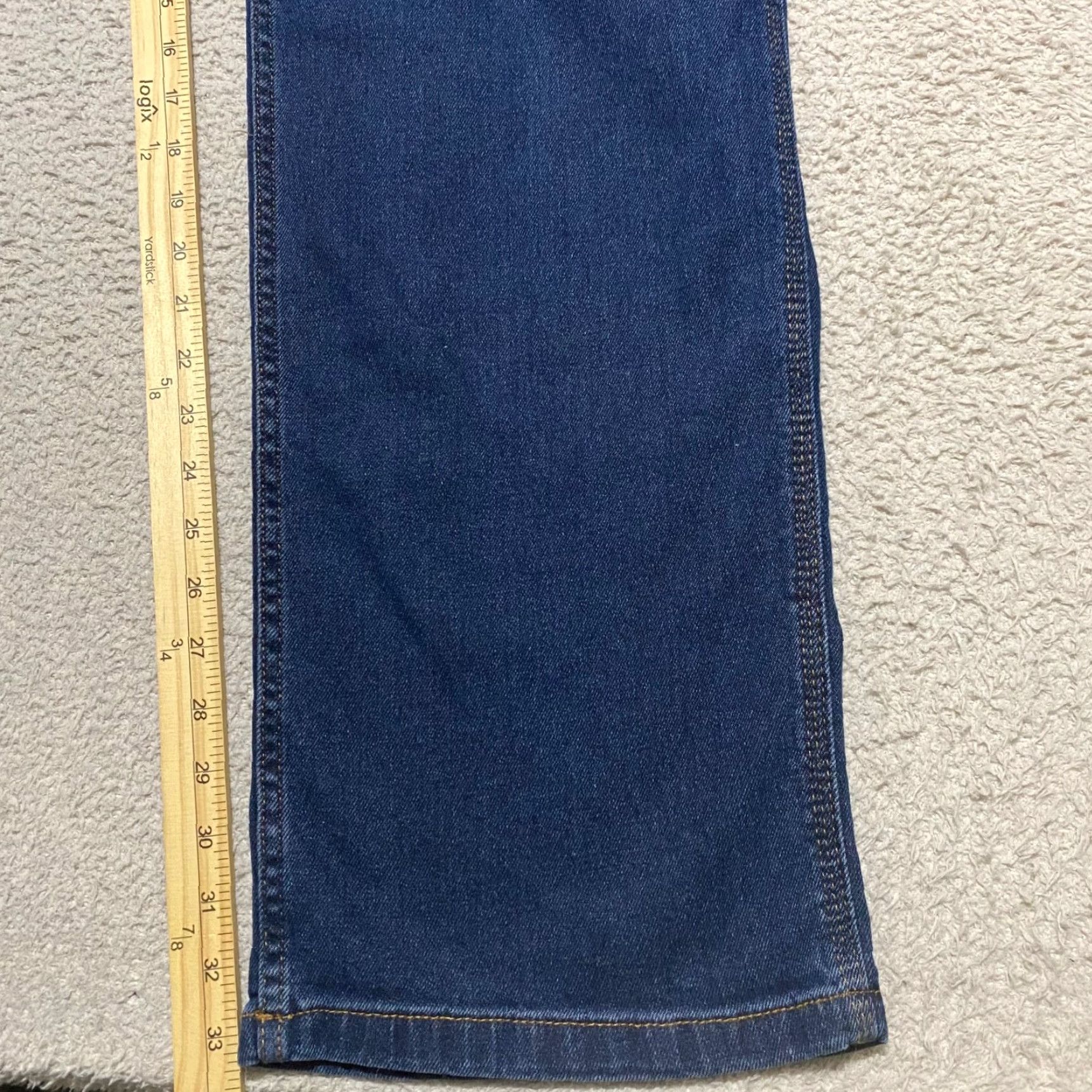 Vintage NWT Wolverine Jeans 38x34 Blue Straight Steelhead Stretch Work Classic New Mens Denim Shirt? Size US 38 / EU 54 - 3 Thumbnail