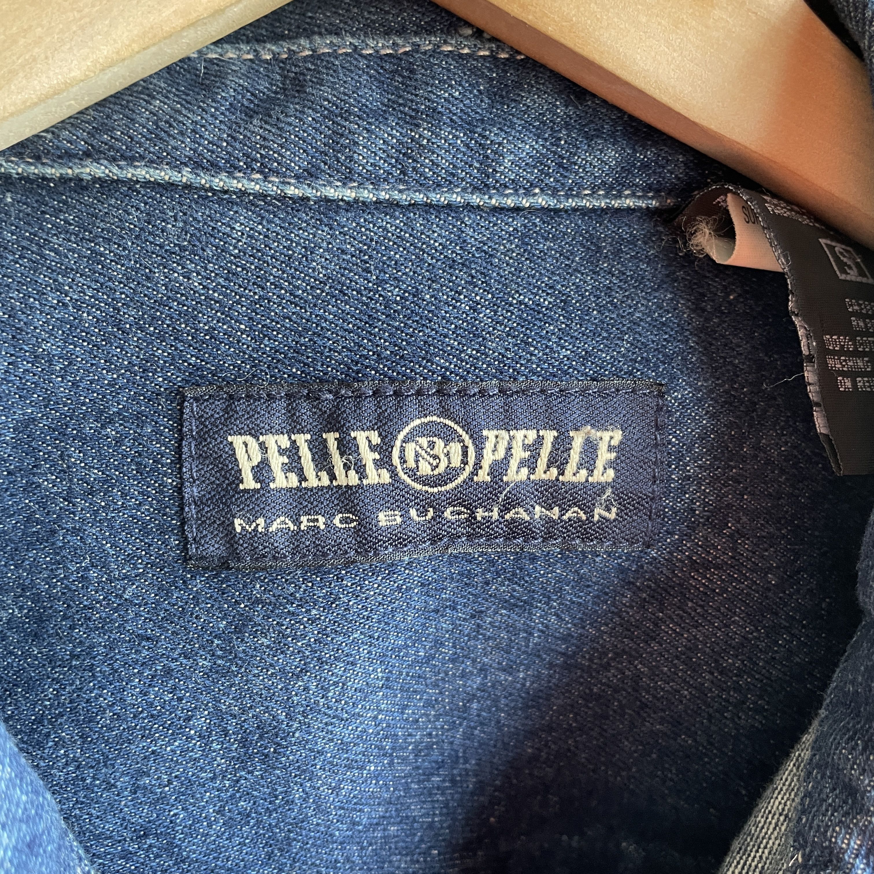 Pelle Pelle Pelle Pelle Marc Buchanan Vintage Y2K Womens Denim Jacket Size S / US 4 / IT 40 - 8 Thumbnail