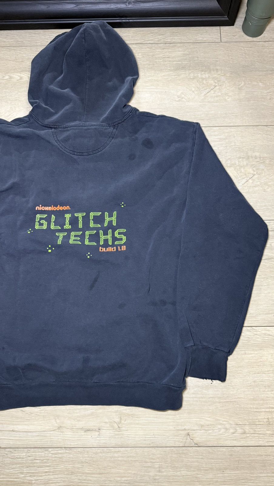 Anvil Vintage / Y2K Nickelodeon Glitch Techs Promo Hoodie Zip Up Size US M / EU 48-50 / 2 - 4 Thumbnail