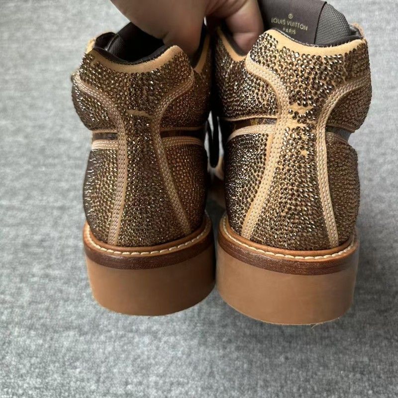 Louis Vuitton Louis Vuitton Sparkling Monogram Martin Boots 0079 Size US 9 / EU 42 - 3 Thumbnail