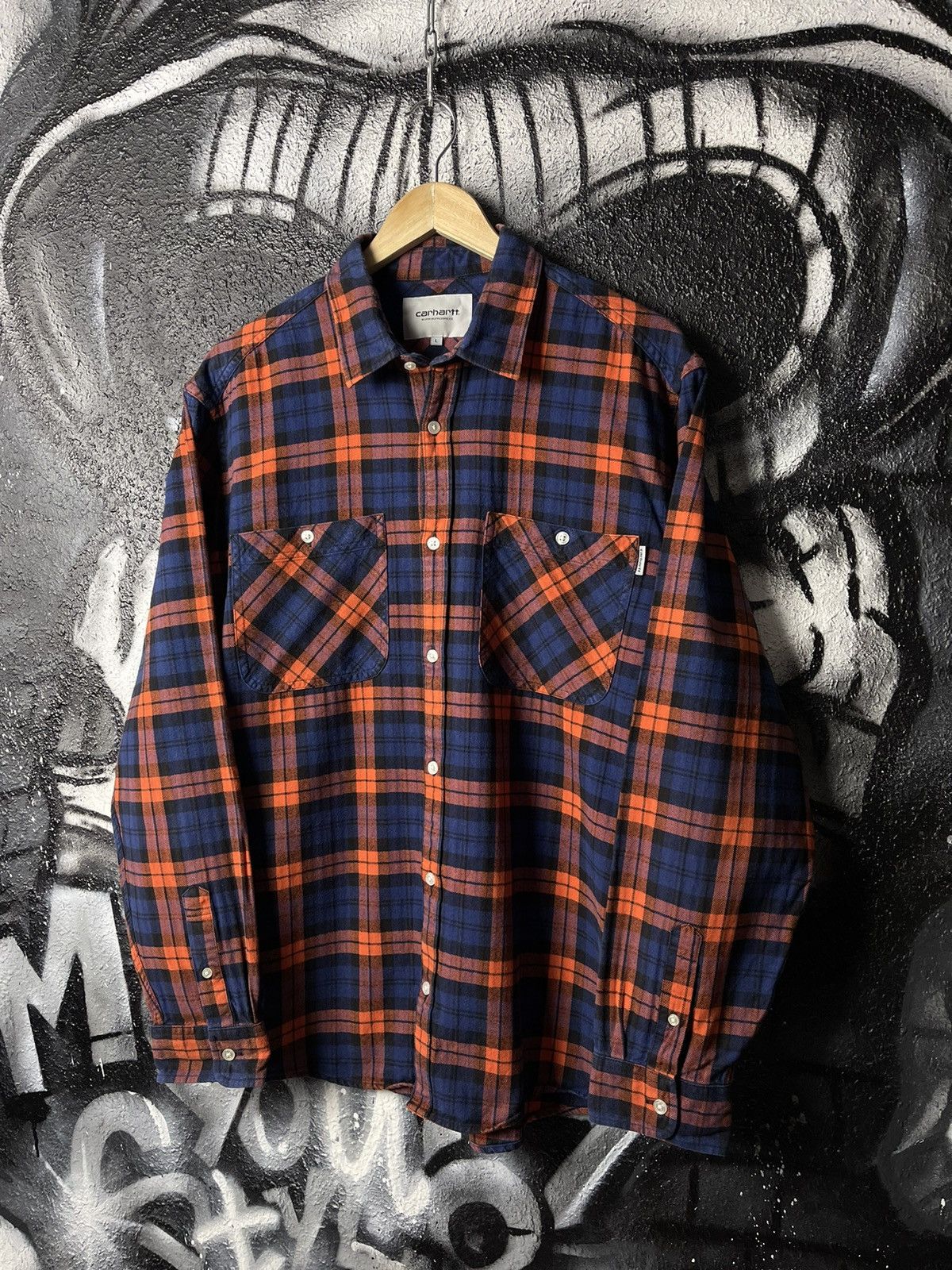 Carhartt Carhartt WIP L/S Sloman Shirt Flannel Button Up Size L Size US L / EU 52-54 / 3 - 1 Thumbnail