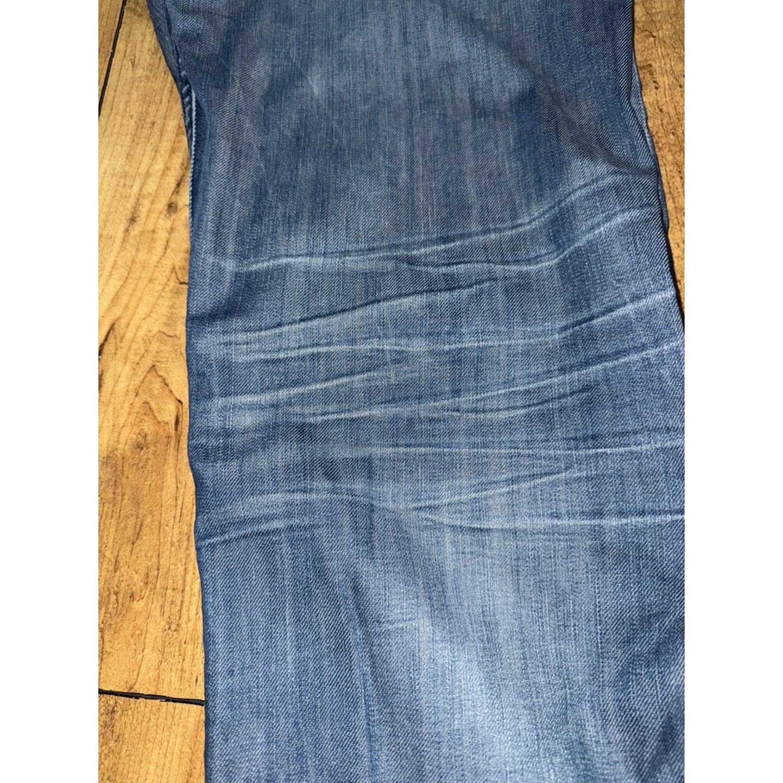 Buffalo David Bitton VINTAGE Buffalo David Bitton Men’s Jeans 38x33 Honeycomb Fade Distressed Blue Jeans Mens Straight Regular 38 33 Distressed Size US 38 / EU 54 - 3 Thumbnail