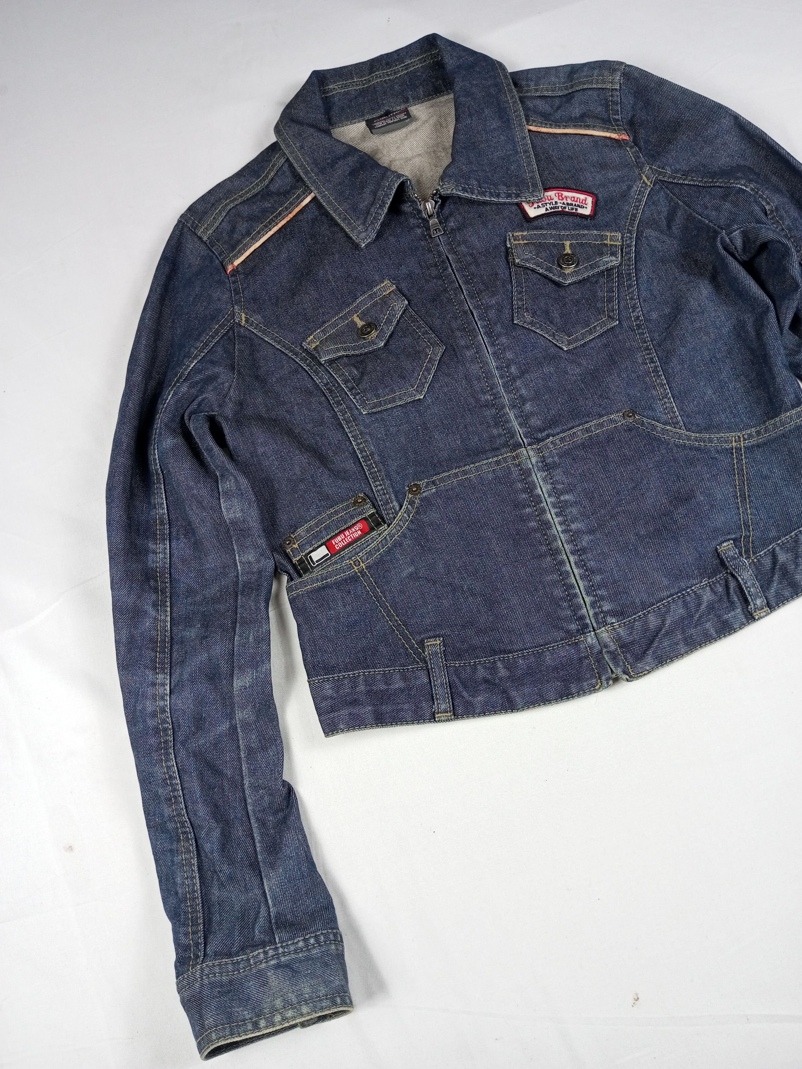 Fubu 🎤 RARE VTG FUBU NEW YORK DENIM JACKET Size M / US 6-8 / IT 42-44 - 3 Thumbnail