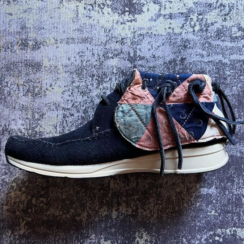 Visvim Visvim Virgil Brigadier 7hole Fbt Lhamo Folk Black 15SS exh Size US 9 / EU 42 - 4 Thumbnail