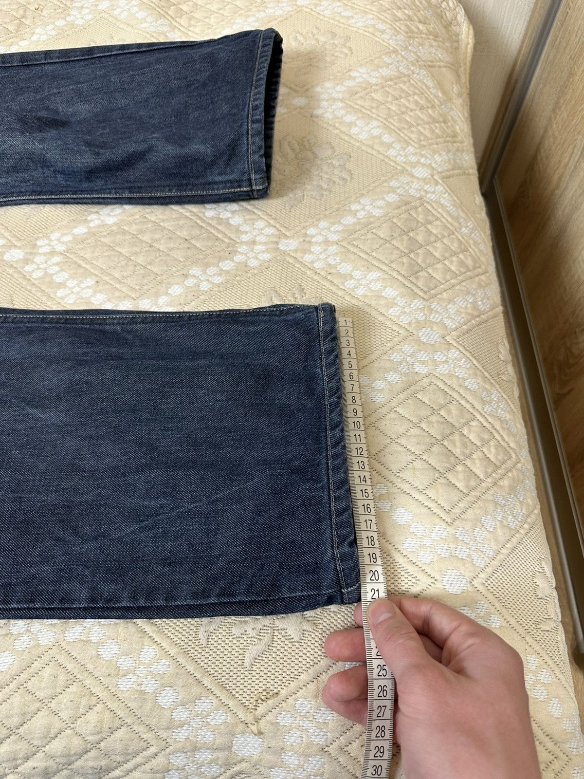 Burberry 🔥 Burberry London Vintage Blue Denim Pants Jeans Trousers Size US 36 / EU 52 - 15 Thumbnail