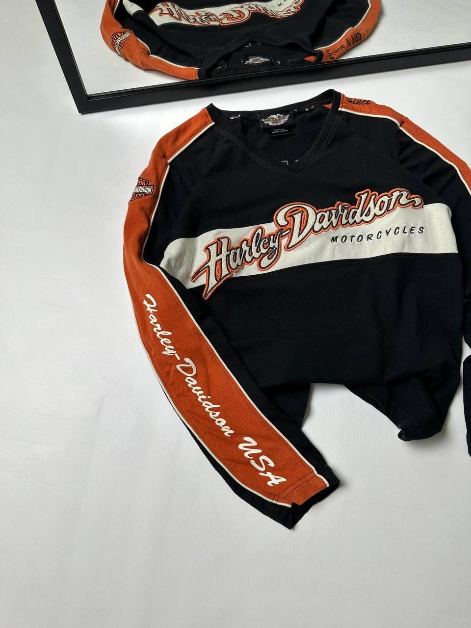 Harley Davidson 00s Vintage Harley Davidson Motorcycles USA Ladies Long Size M / US 6-8 / IT 42-44 - 2 Thumbnail