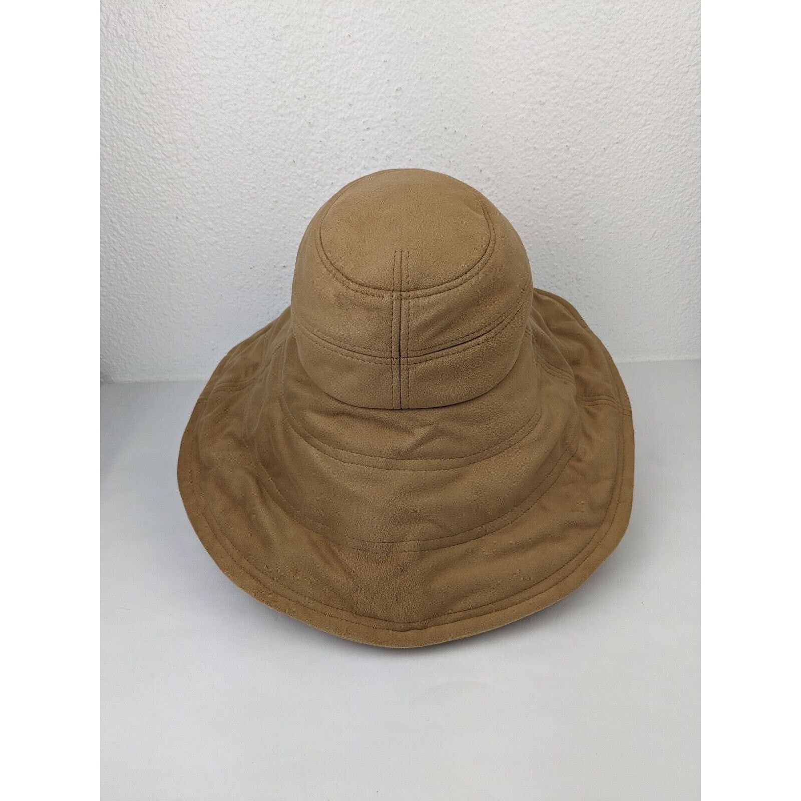 Other NWT KOKIN New York Floppy Packable Sun Hat Faux Suede Wide Size ONE SIZE - 3 Thumbnail