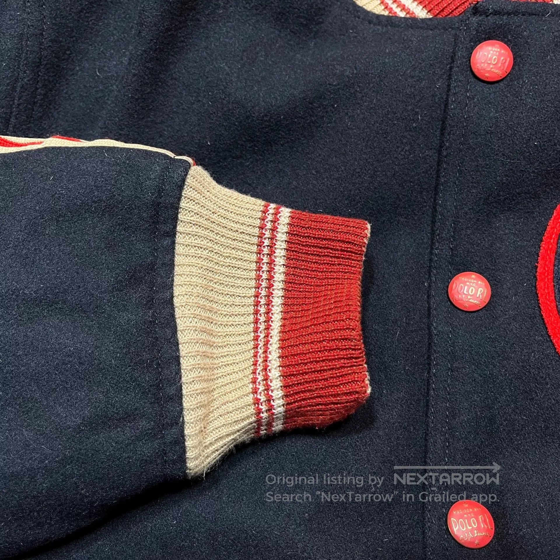 RRL Ralph Lauren Double RL Ralph Lauren Wool Baseball Jacket. Size US M / EU 48-50 / 2 - 7 Thumbnail