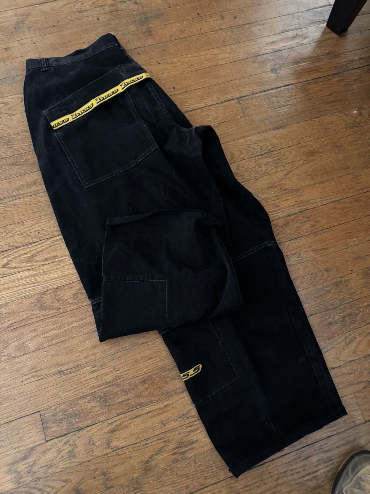 Vintage BOSS BY I.G DESIGN BAGGY JEANS Size US 40 / EU 56 - 3 Thumbnail