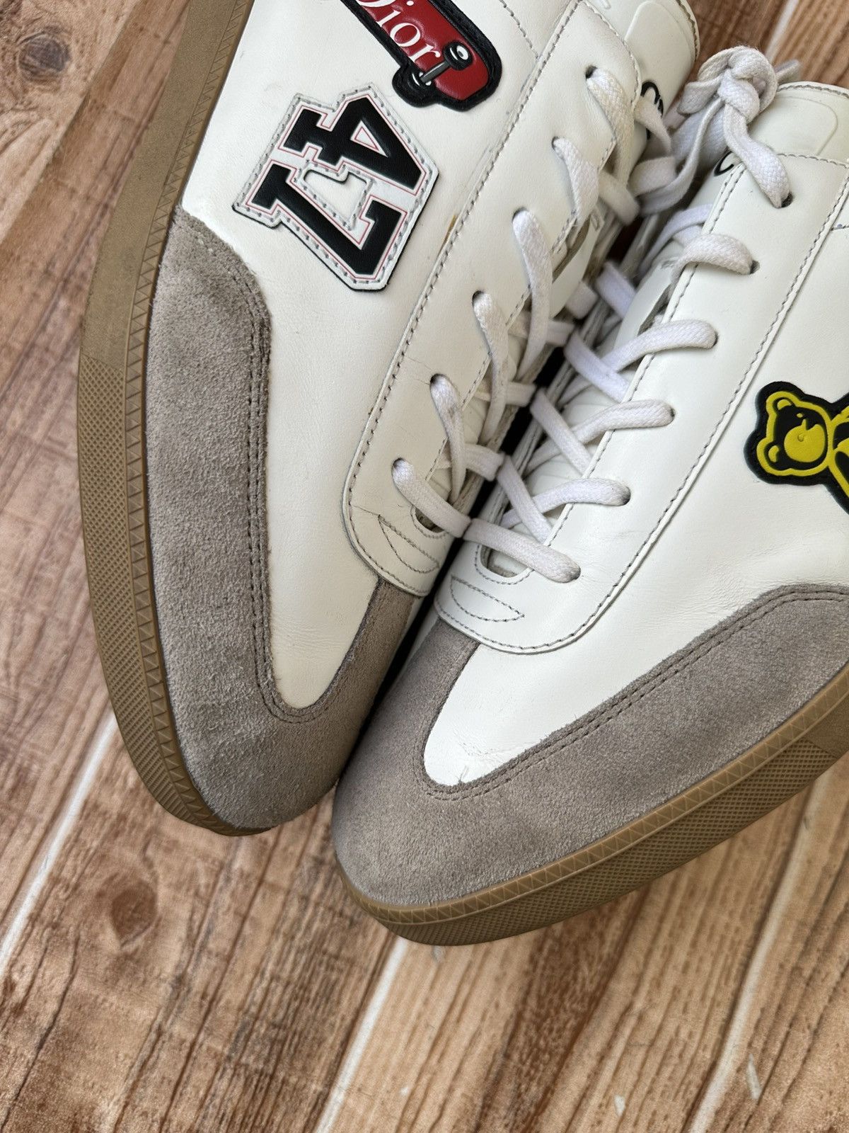 Dior Kim Jones Dior B01 White/Gum Patch Logo Sneaker Size US 10 / EU 43 - 9 Thumbnail