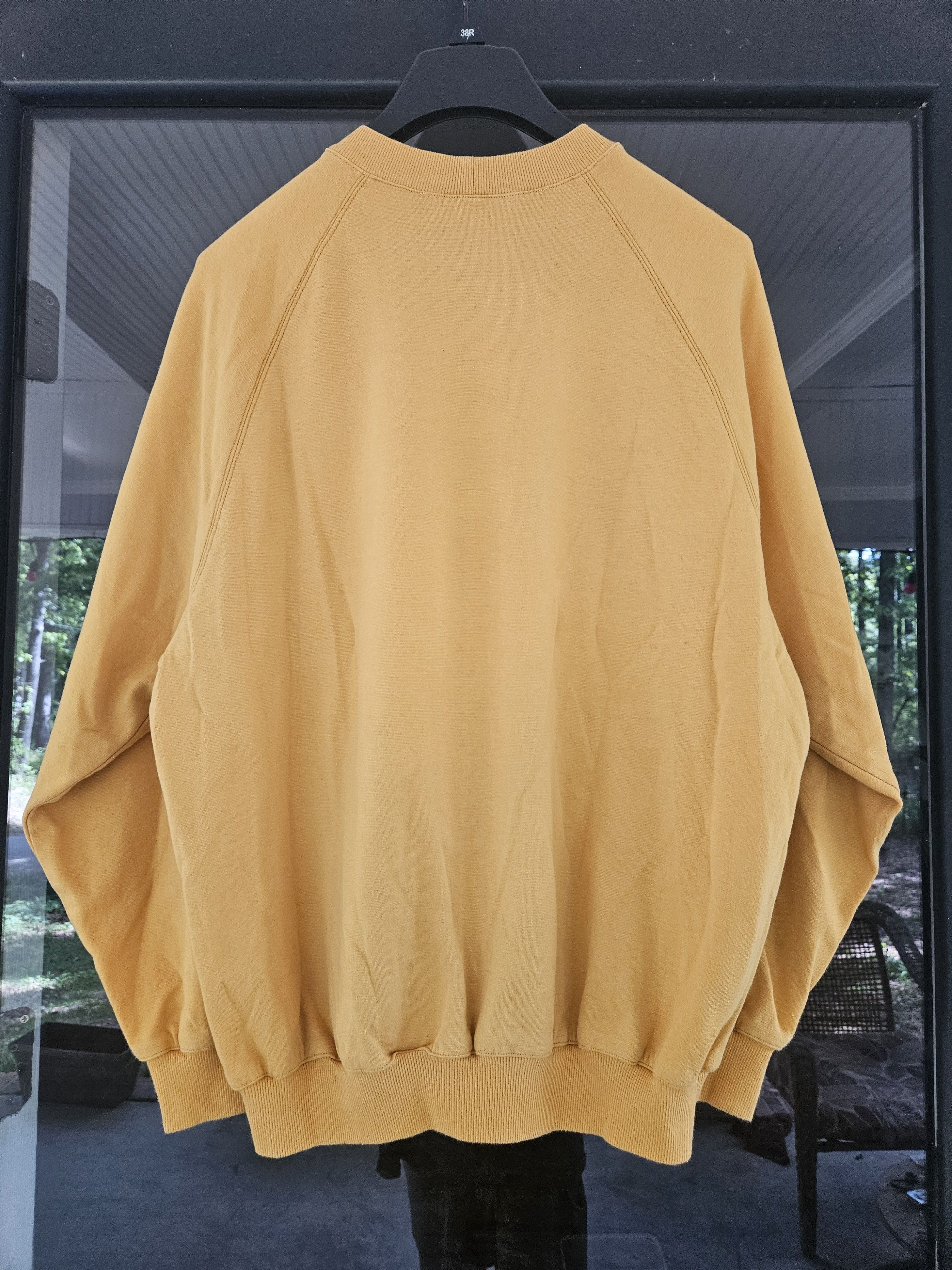 Hermes Hermes Yellow Soft Cotton Crewneck Sweater Size US M / EU 48-50 / 2 - 2 Thumbnail