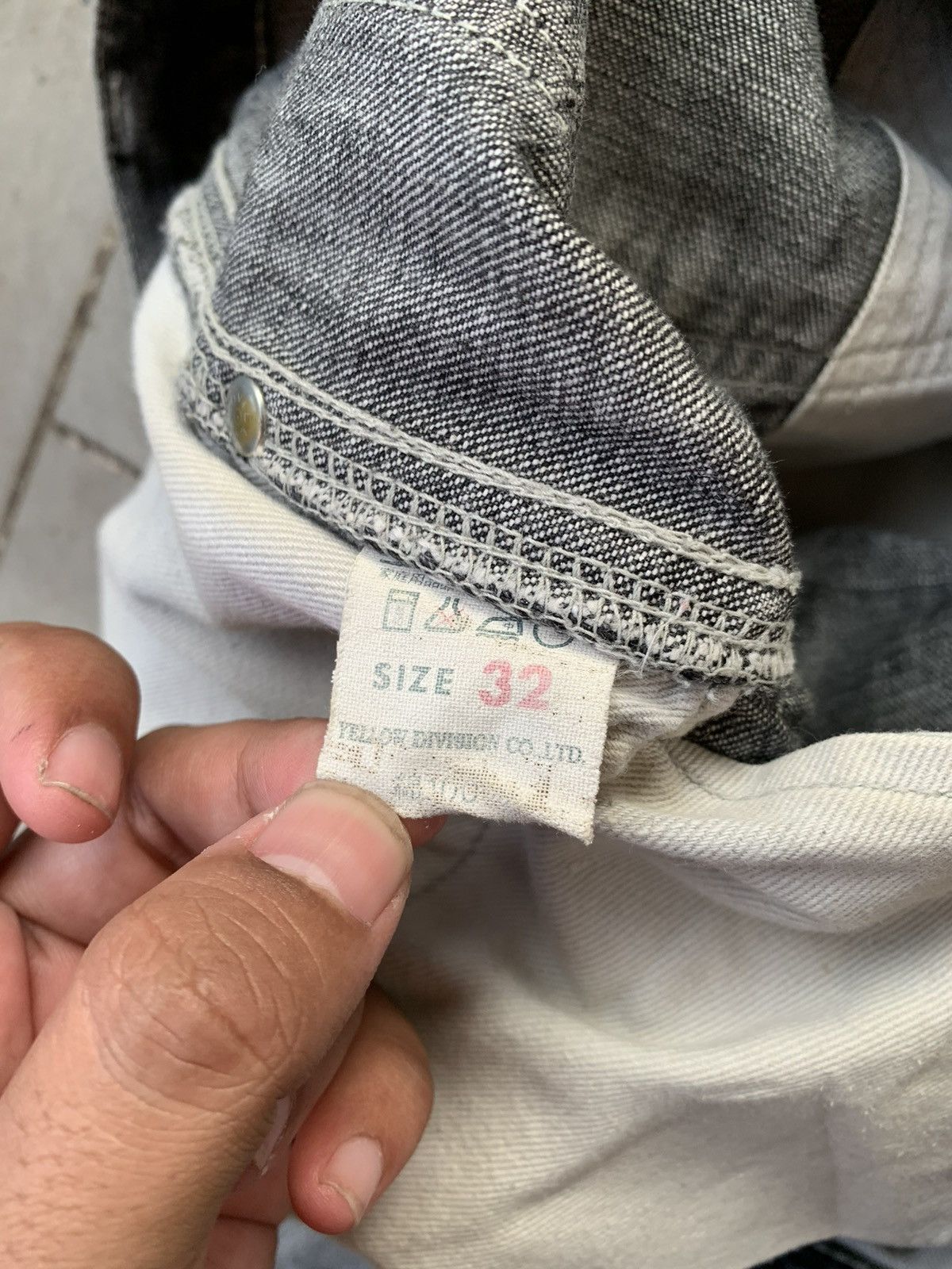 Japanese Brand 2000s Gowest Denim Pants Size US 32 / EU 48 - 8 Thumbnail