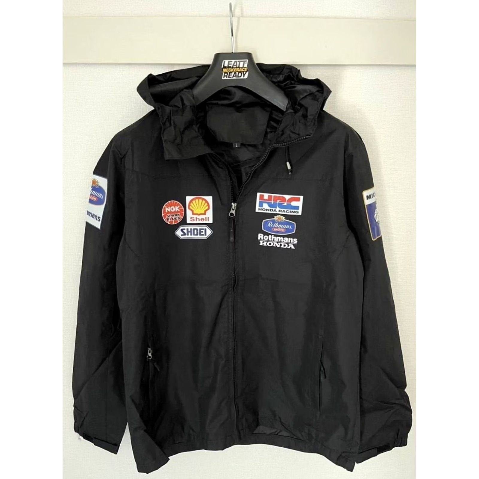 Honda Rothmans x Honda HRC MotoGP Jacket Long Sleeve Size L Limited From JAPAN Racing Jersey Logo Zip Mens Size US L / EU 52-54 / 3 - 2 Thumbnail