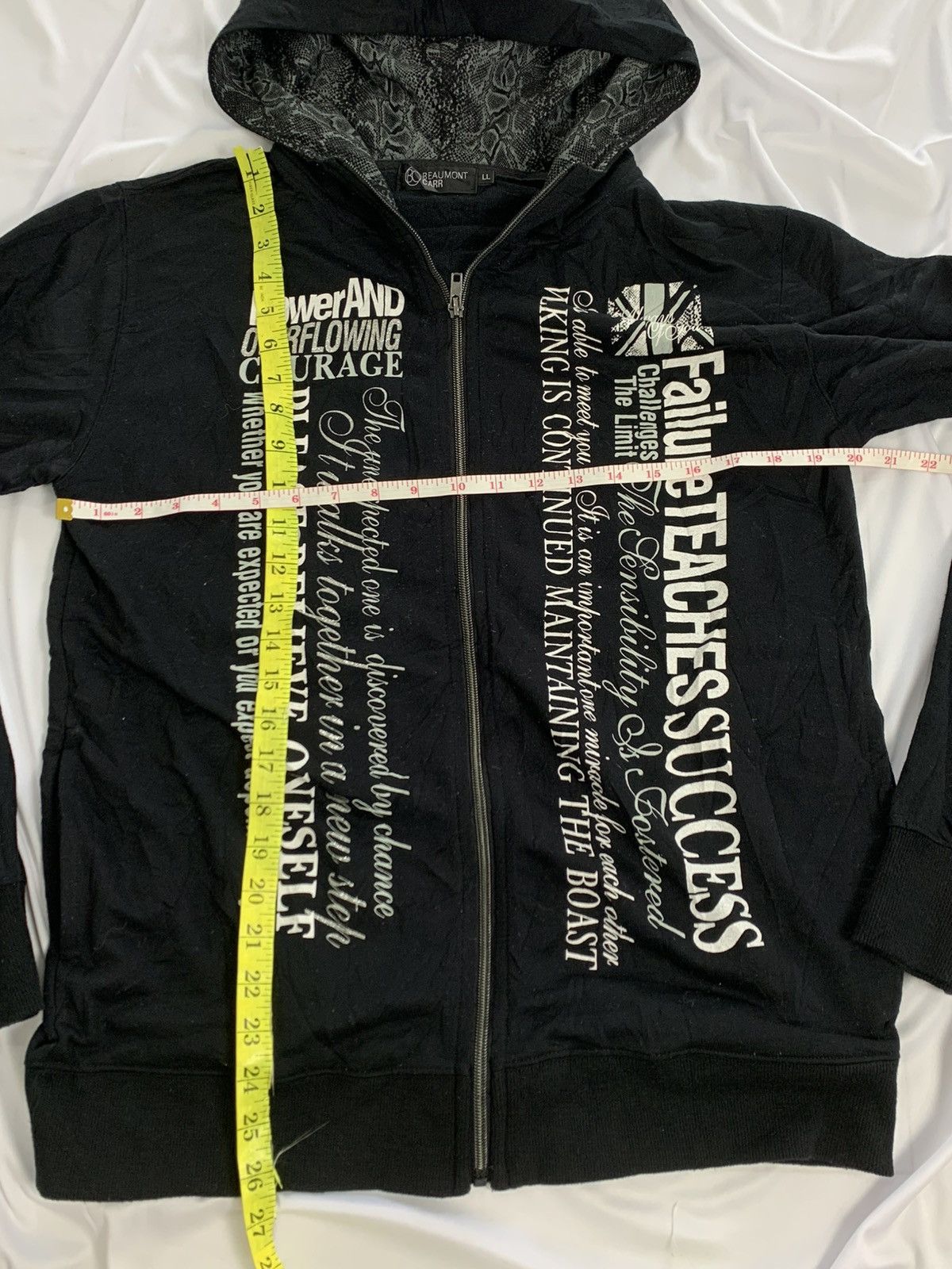 Japanese Brand beaumont carr snake poem hoodie japan Size US M / EU 48-50 / 2 - 9 Thumbnail