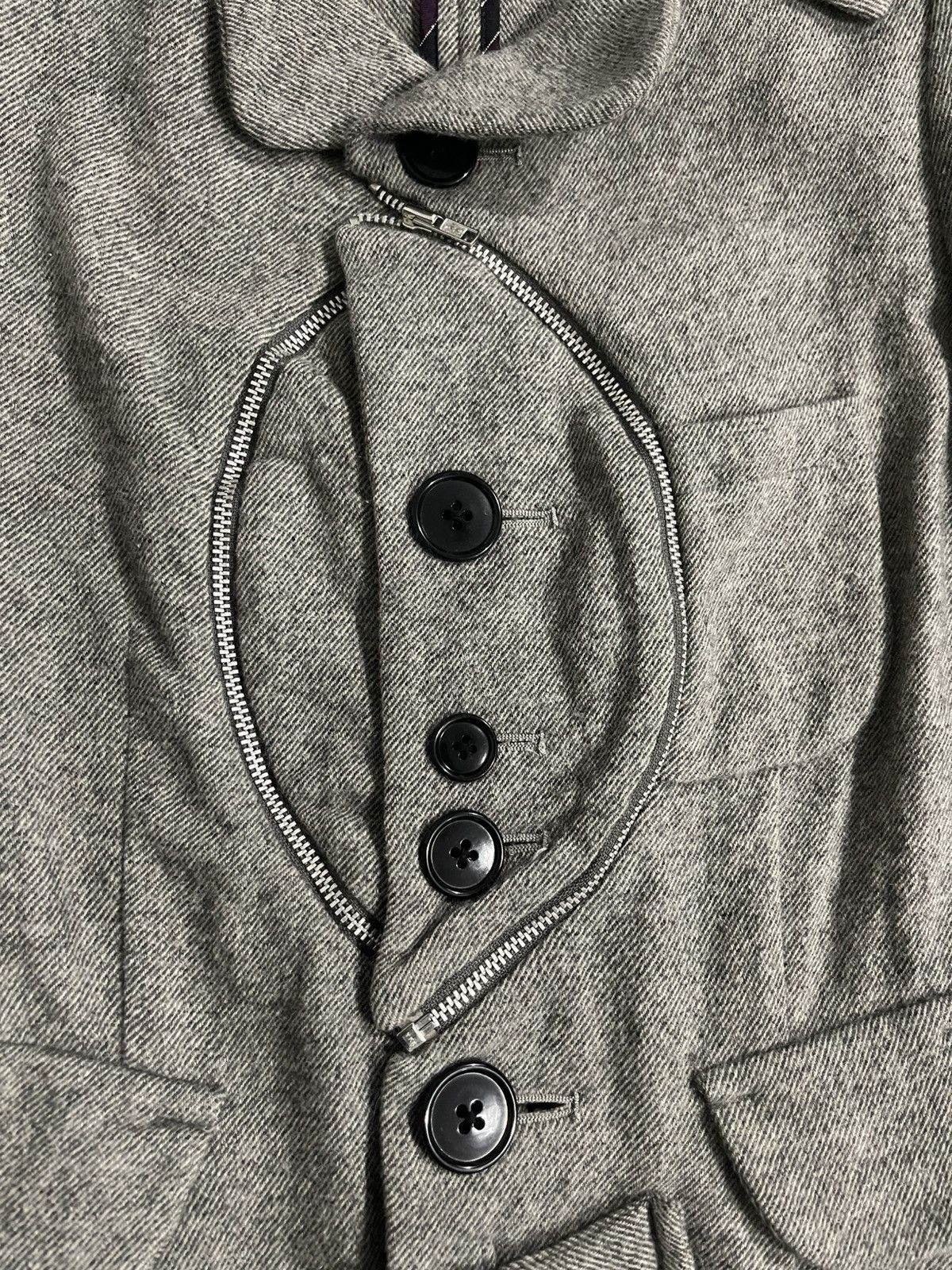 Japanese Brand × Vintage Vintage Unbrand Wool Jacket Size XS / US 0-2 / IT 36-38 - 6 Thumbnail