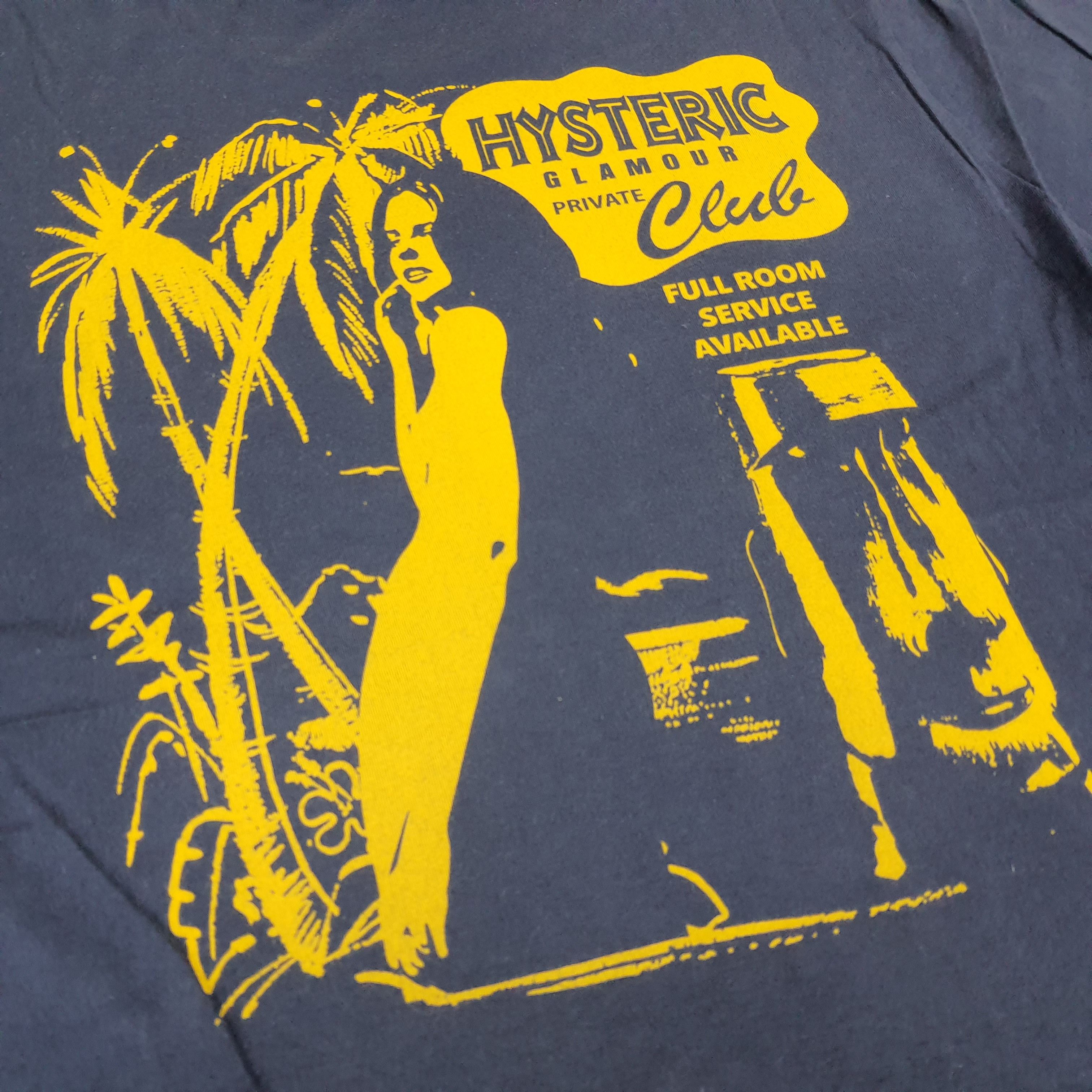 Hysteric Glamour × Japanese Brand × Vintage Vintage Hysteric Glamour Private Club Japanese Brand Tshirt Size US S / EU 44-46 / 1 - 2 Thumbnail