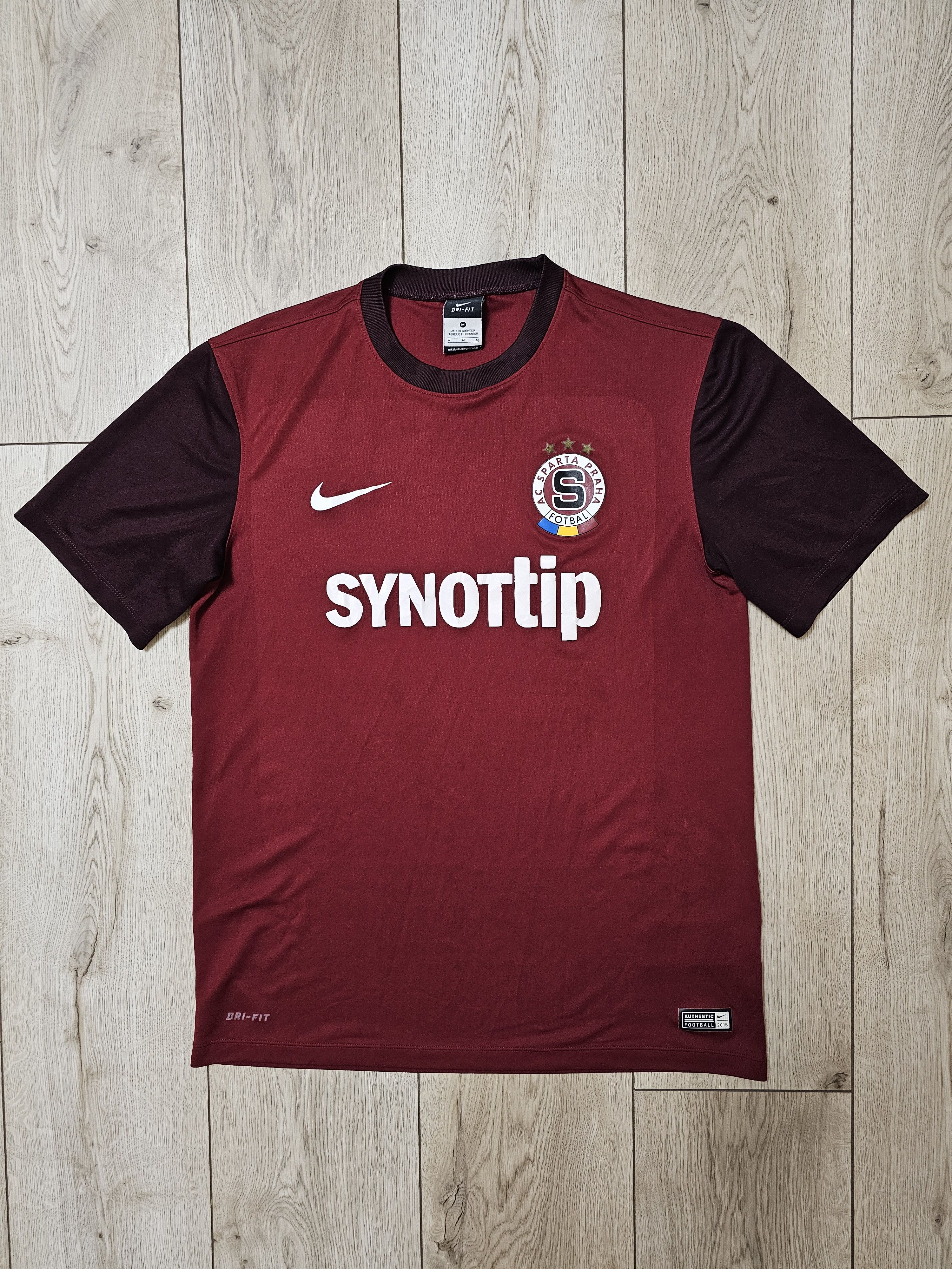 Nike SPARTA PRAHA 2015 2016 AWAY FOOTBALL SHIRT SOCCER JERSEY Size US M / EU 48-50 / 2 - 1 Thumbnail