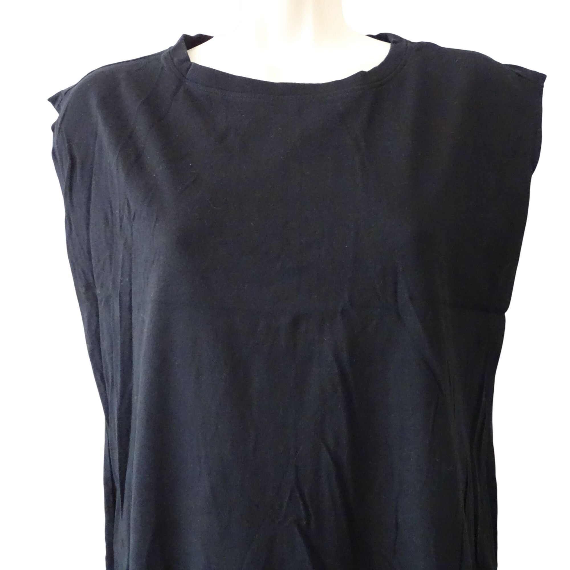 Old Navy Old Navy Muscle Tank Midi Shift T-shirt Dress Black Size M Size M / US 6-8 / IT 42-44 - 3 Thumbnail