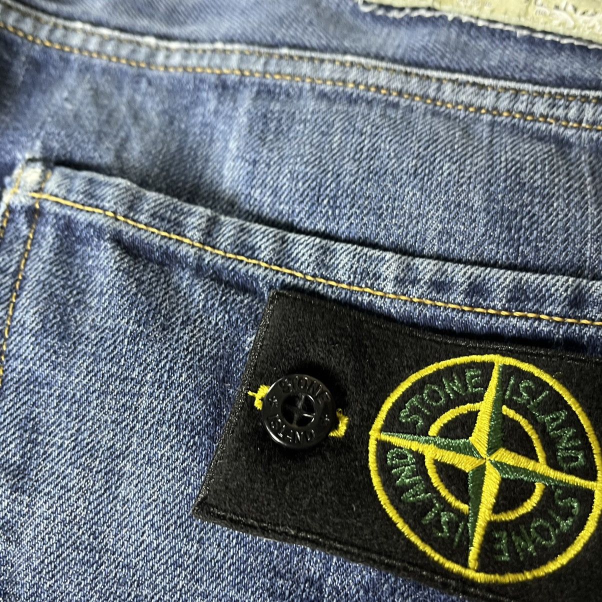 Stone Island Vintage Stone Island Jeans Patch Pocket Straight Fit Casual Size US 32 / EU 48 - 6 Thumbnail