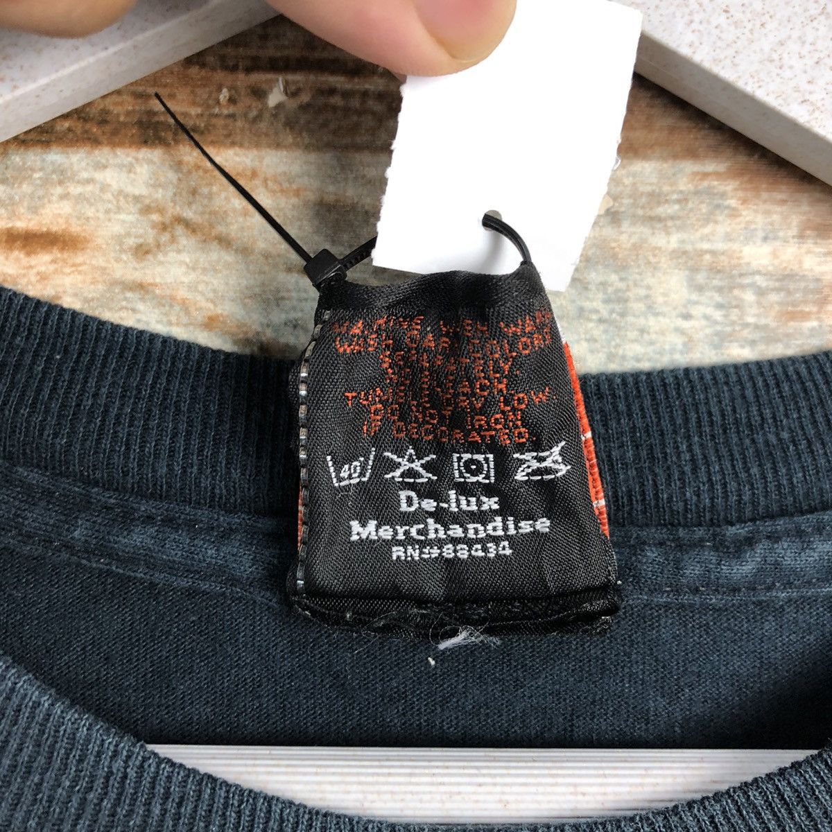 Harley Davidson Harley Davidson Kanagawa Japan Dark Blue Sweatshirt #A2482 Size US L / EU 52-54 / 3 - 12 Thumbnail