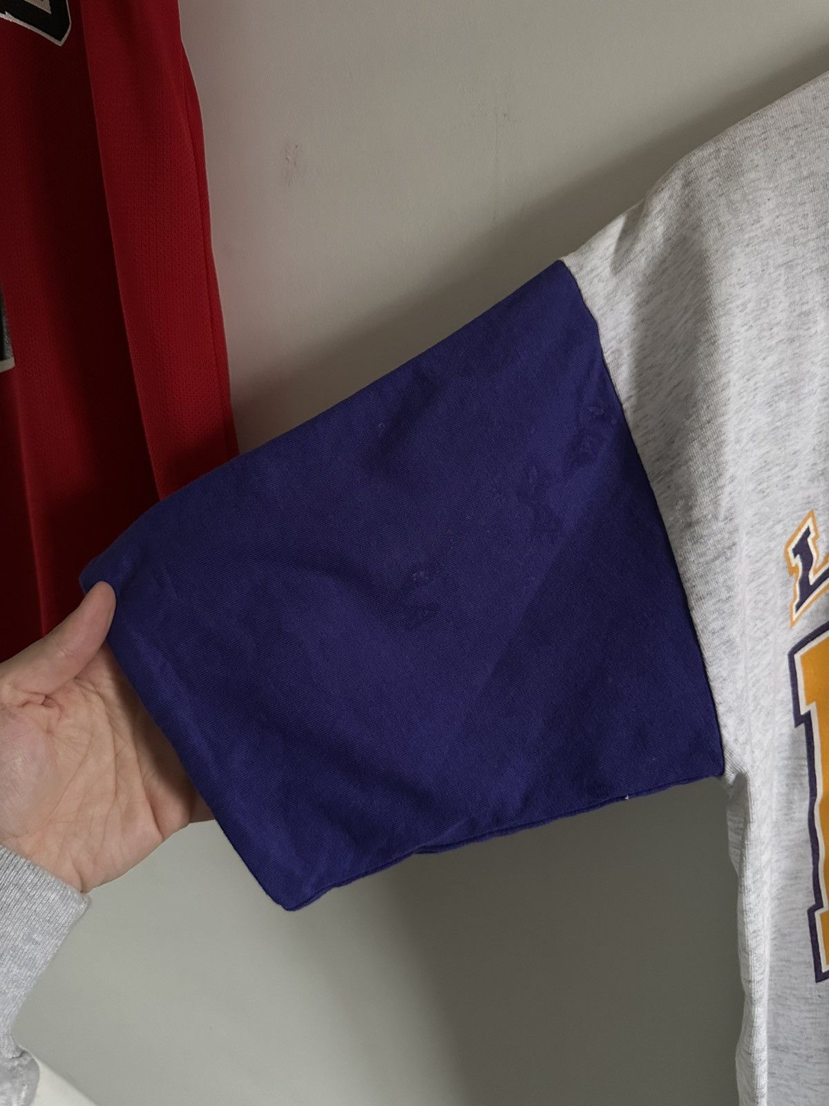 NBA × Starter × Vintage NBA Vintage Los Angeles Lakers Starter Tee Size US L / EU 52-54 / 3 - 4 Thumbnail