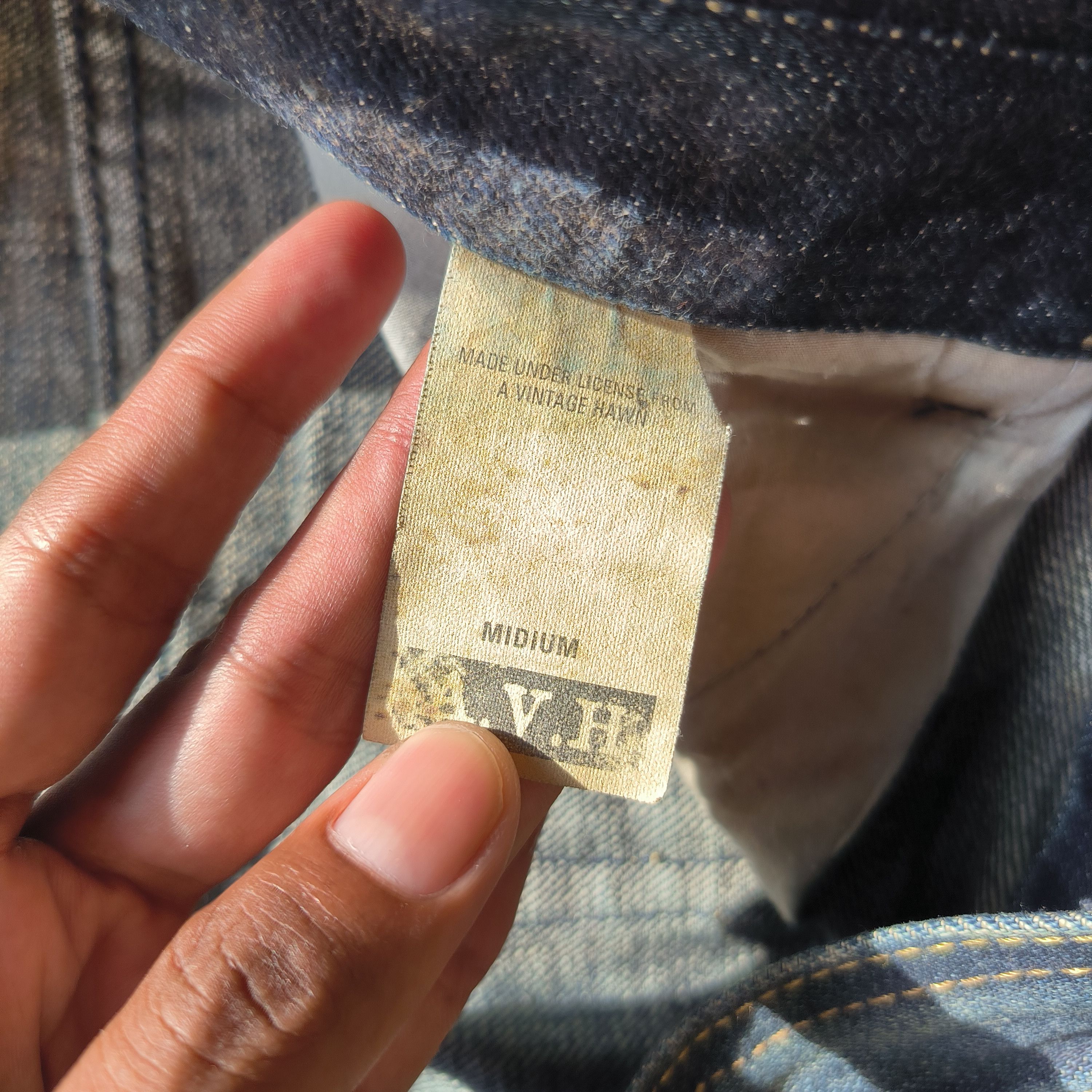 Japanese Brand Vintage AVH Japan Denim Jeans Size US 32 / EU 48 - 4 Thumbnail