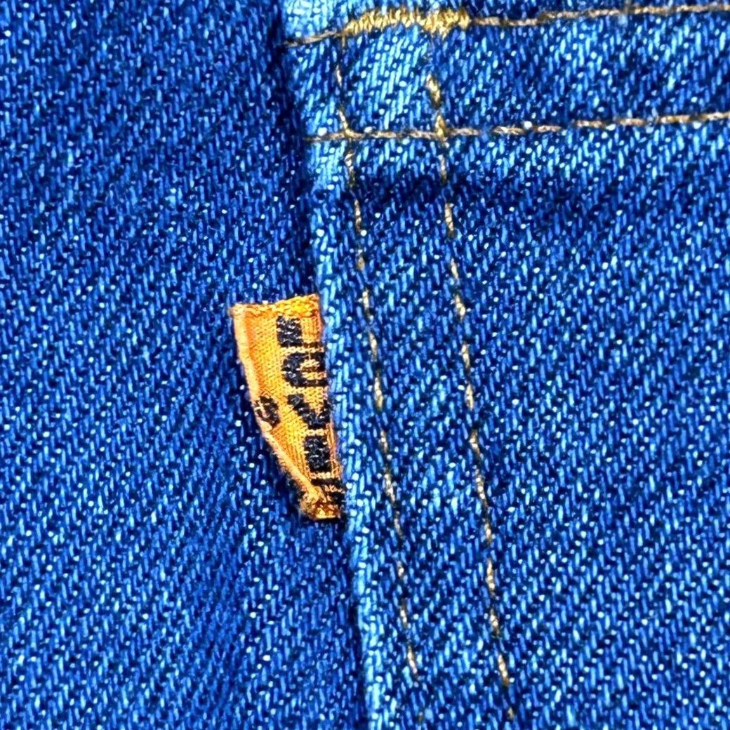 Levi's VINTAGE Levi's Mens Straight Leg Denim Jeans Medium Wash Altered Hem 42x28 Size US 42 / EU 58 - 3 Thumbnail