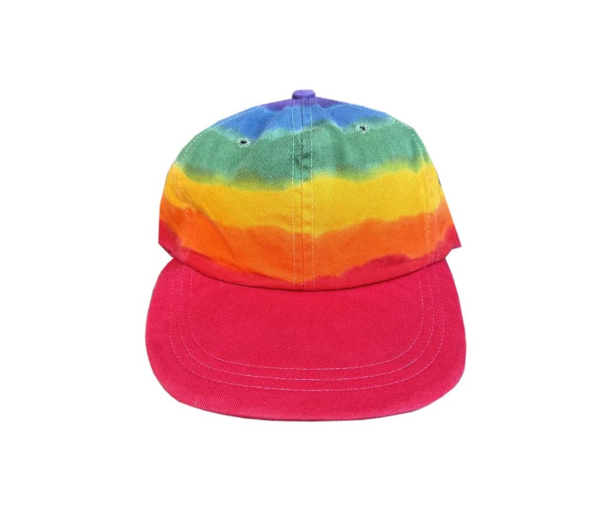Polo Ralph Lauren Vintage Polo Ralph Lauren Rainbow Striped Fitted Hat Size L Size ONE SIZE - 1 Thumbnail