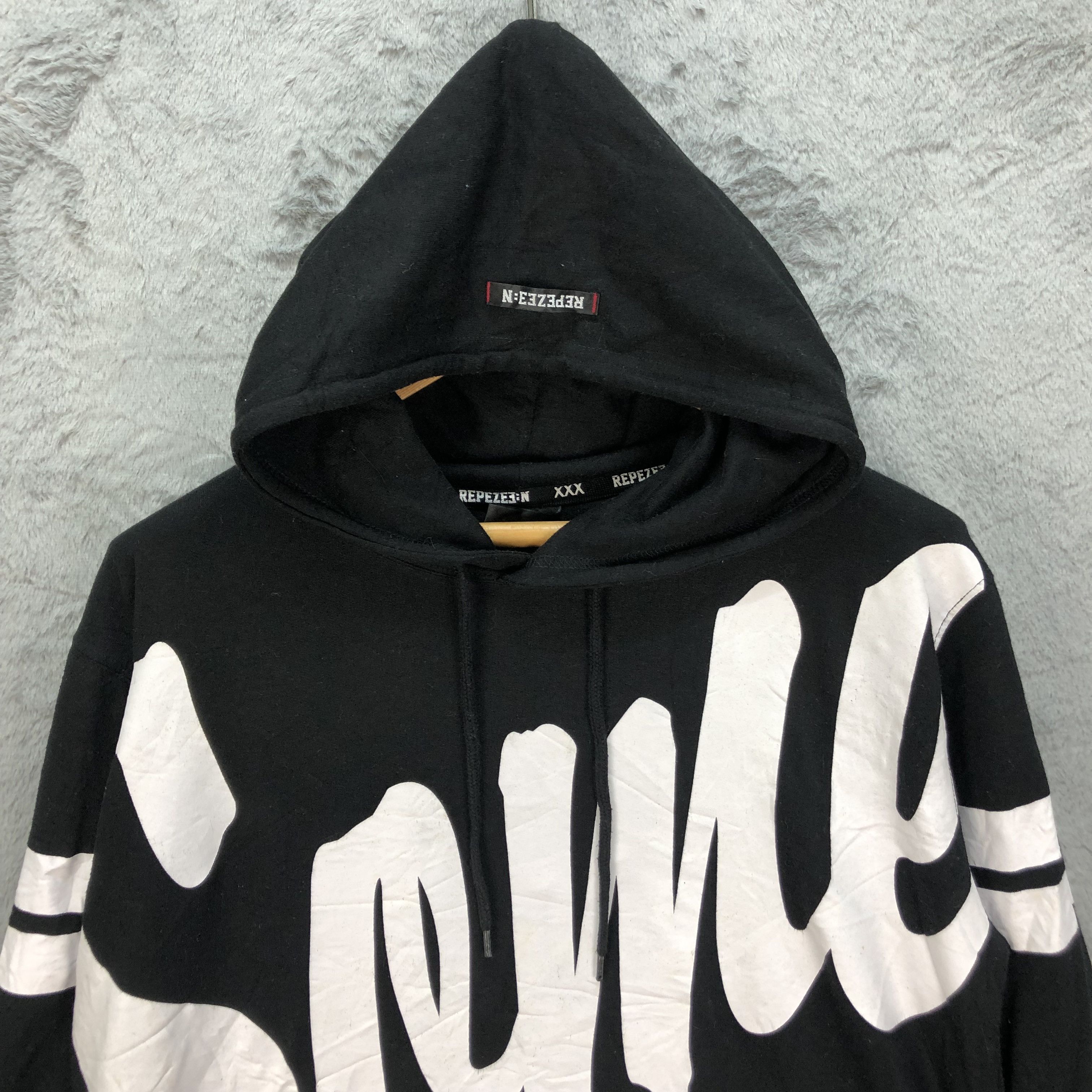 Japanese Brand REPENZEE SOMEBODY BIG LOGO PULLOVER HOODIES #5333-184 Size US L / EU 52-54 / 3 - 2 Thumbnail