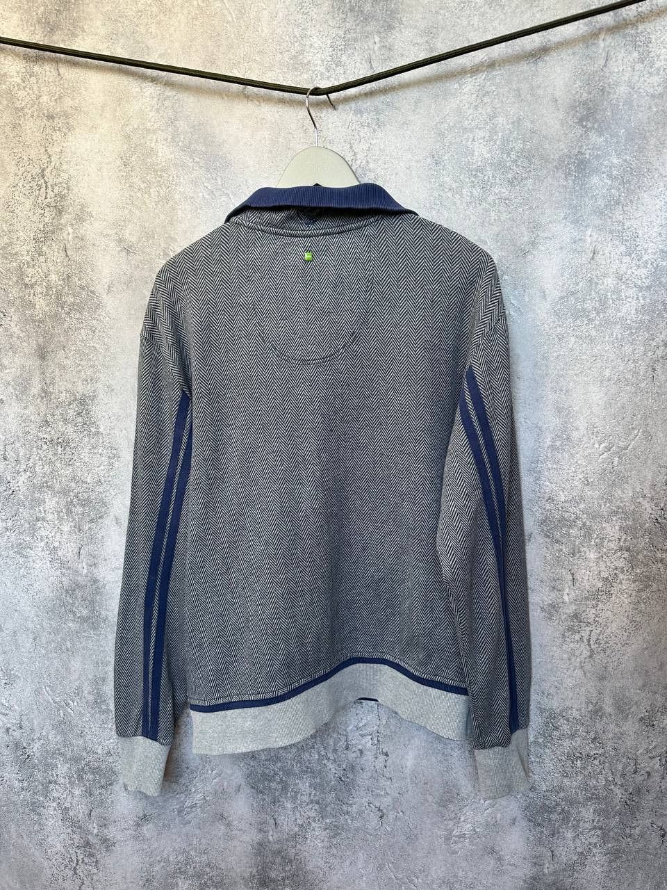 Hugo Boss Hugo Boss Green Label Full Zip Sweater Geometric Pattern Size US XL / EU 56 / 4 - 3 Thumbnail