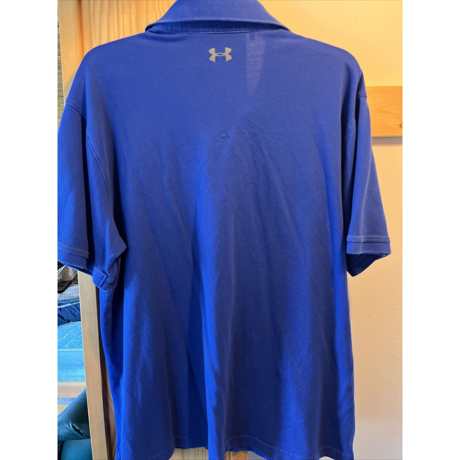 Under Armour Under Armour Heat Gear Men’s XL Blue SS Cotton Polo Shirt Size US XL / EU 56 / 4 - 11 Thumbnail