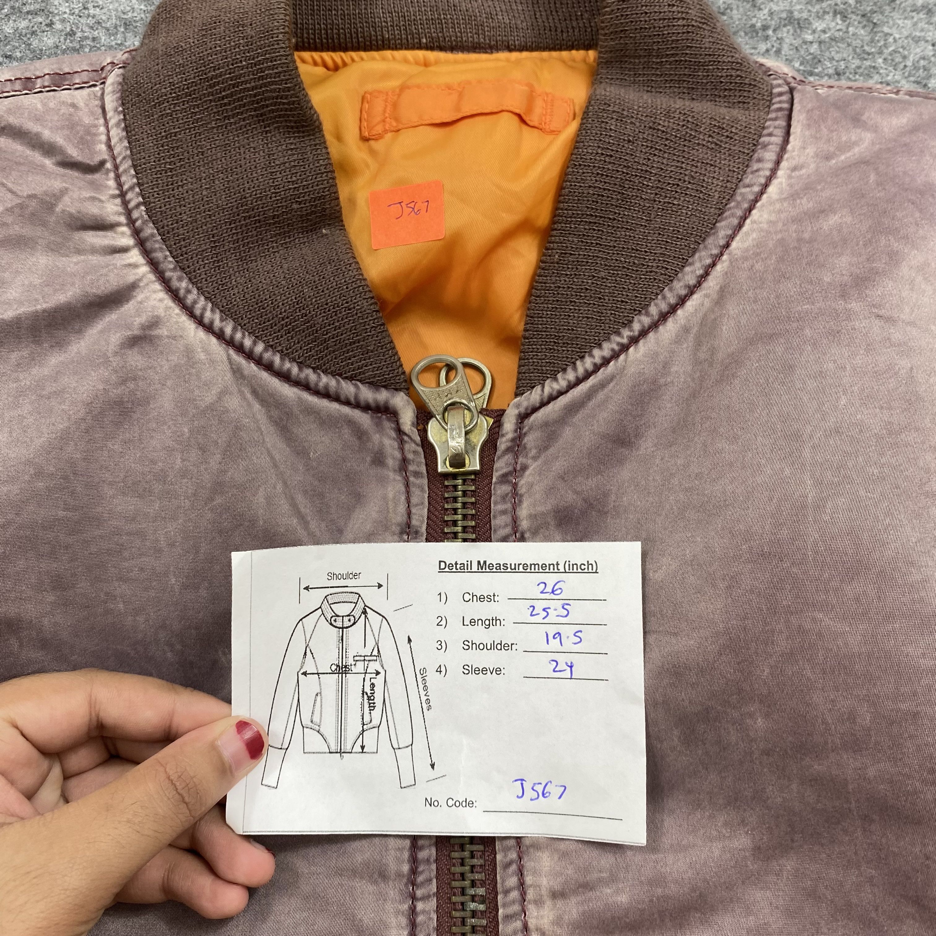 Buzz Rickson's VINTAGE BOMBERS Buzz Ricksons Style Sun Faded JACKET-J567 Size US L / EU 52-54 / 3 - 12 Thumbnail