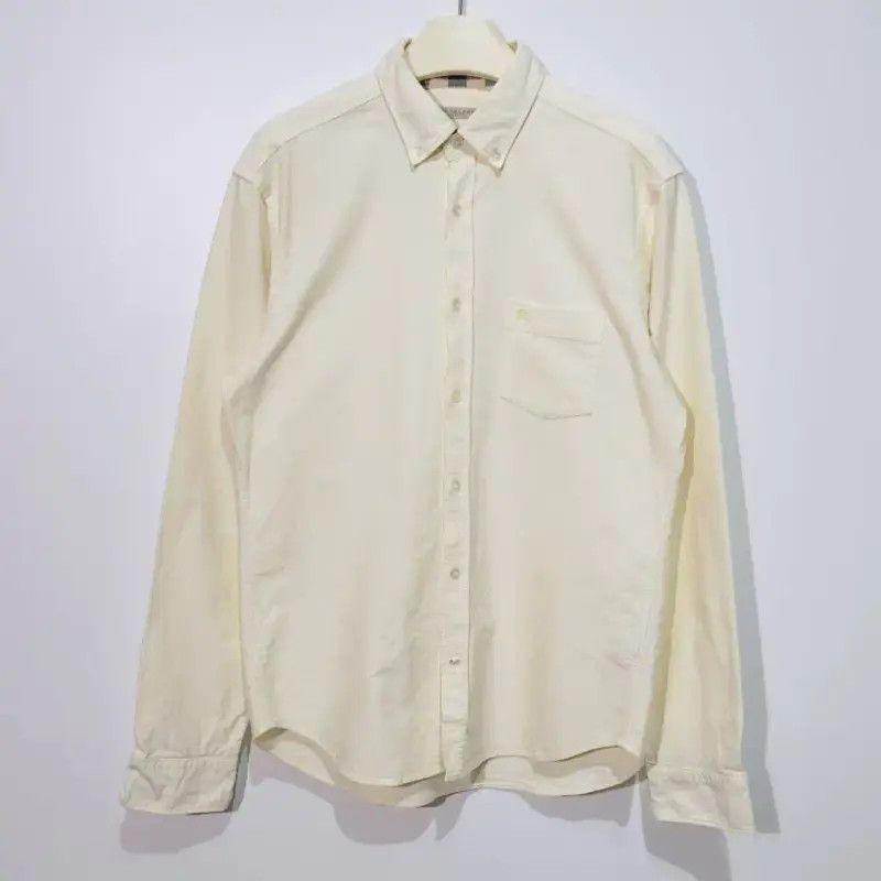 Burberry Burberry Beige Polyester Women's Button-Up Shirt Size M / US 6-8 / IT 42-44 - 1 Thumbnail