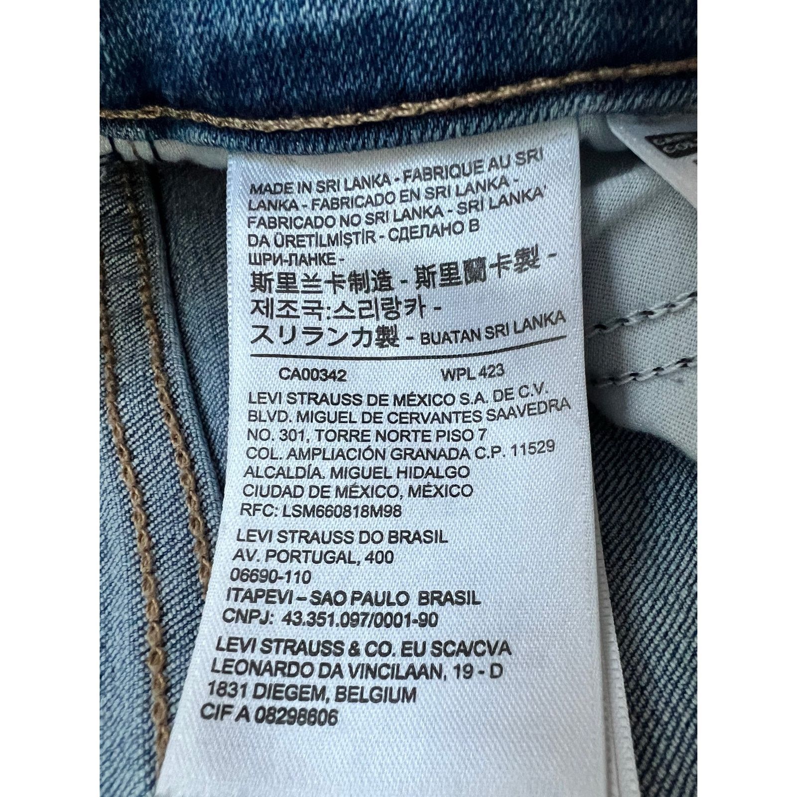 Levi's Levi Strauss & Co 721 High Rise Skinny Jeans Size 27 Size 27" / US 4 / IT 40 - 7 Thumbnail